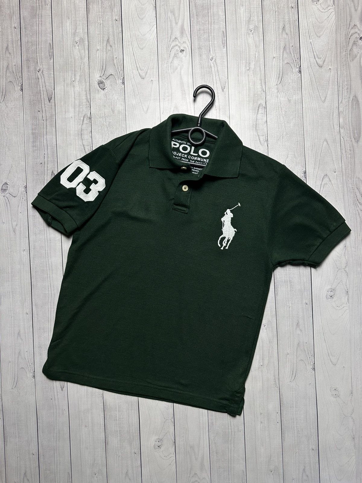 Polo Ralph Lauren × Vintage Vintage polo Ralph Lauren size S/M green logo Size US M / EU 48-50 / 2 - 1 Thumbnail