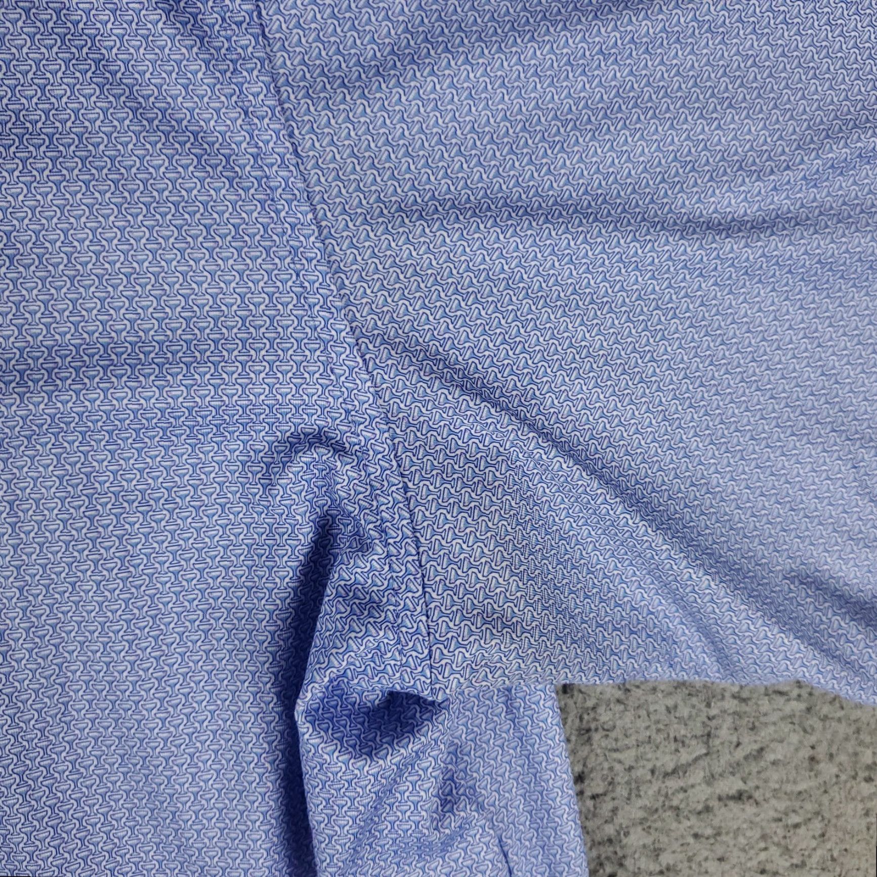 Peter Millar Peter Millar Polo Shirt Mens XL Blue Drink Glass Print Summer Comfort Golf Shirt Bluish Accent Logo 2000s? Size US XL / EU 56 / 4 - 4 Thumbnail