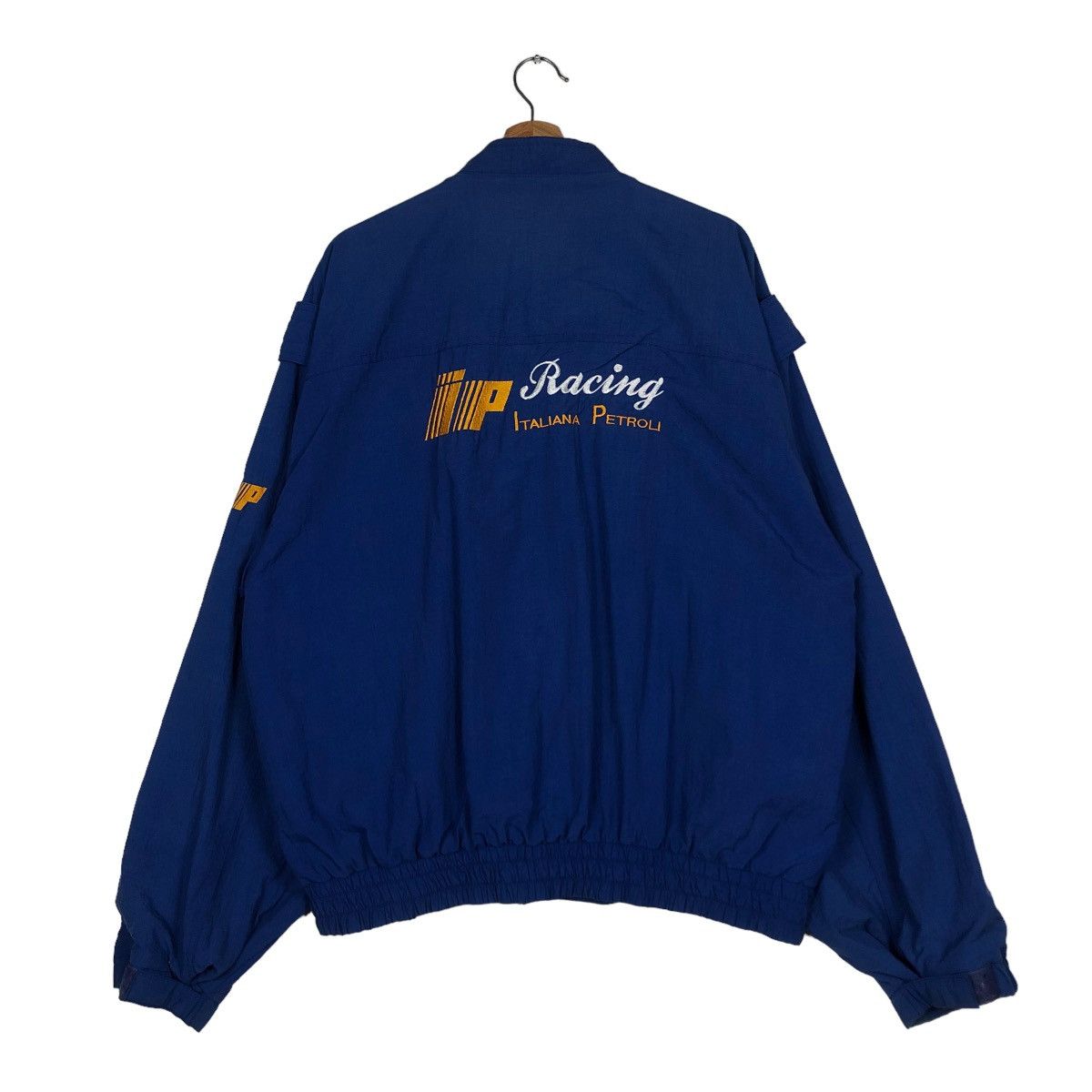 Vintage 📌VINTAGE BOMBER JACKET ITALIANA PETROLI RACING BIG LOGO Size US L / EU 52-54 / 3 - 2 Thumbnail