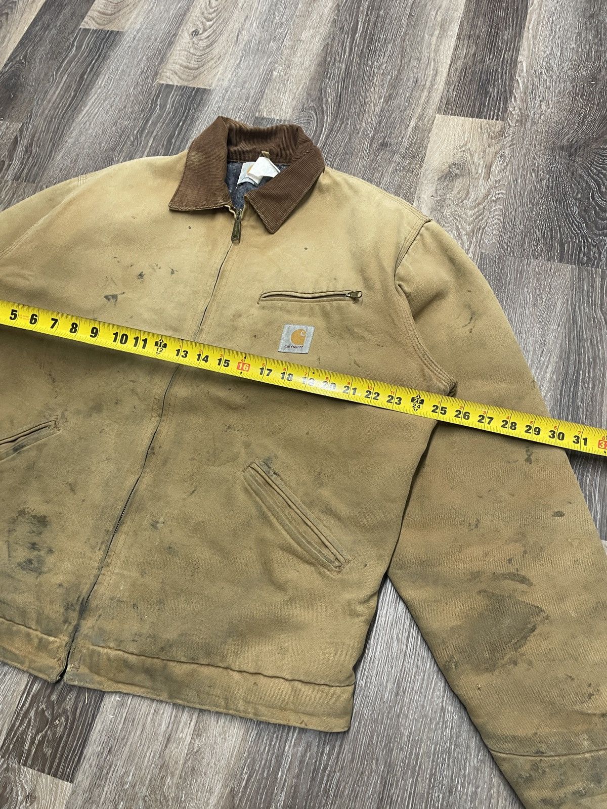 Carhartt 90s Carhartt Detroit J01 faded and distressed jacket Size US XL / EU 56 / 4 - 11 Thumbnail