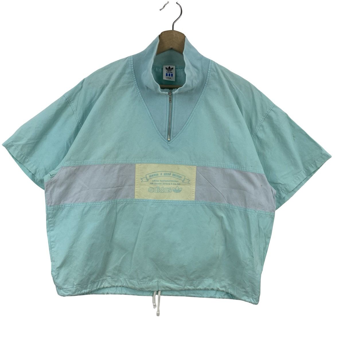 Adidas Vintage ADIDAS ORIGINALS Half Zip Pullover Windbreaker Size US XL / EU 56 / 4 - 5 Thumbnail