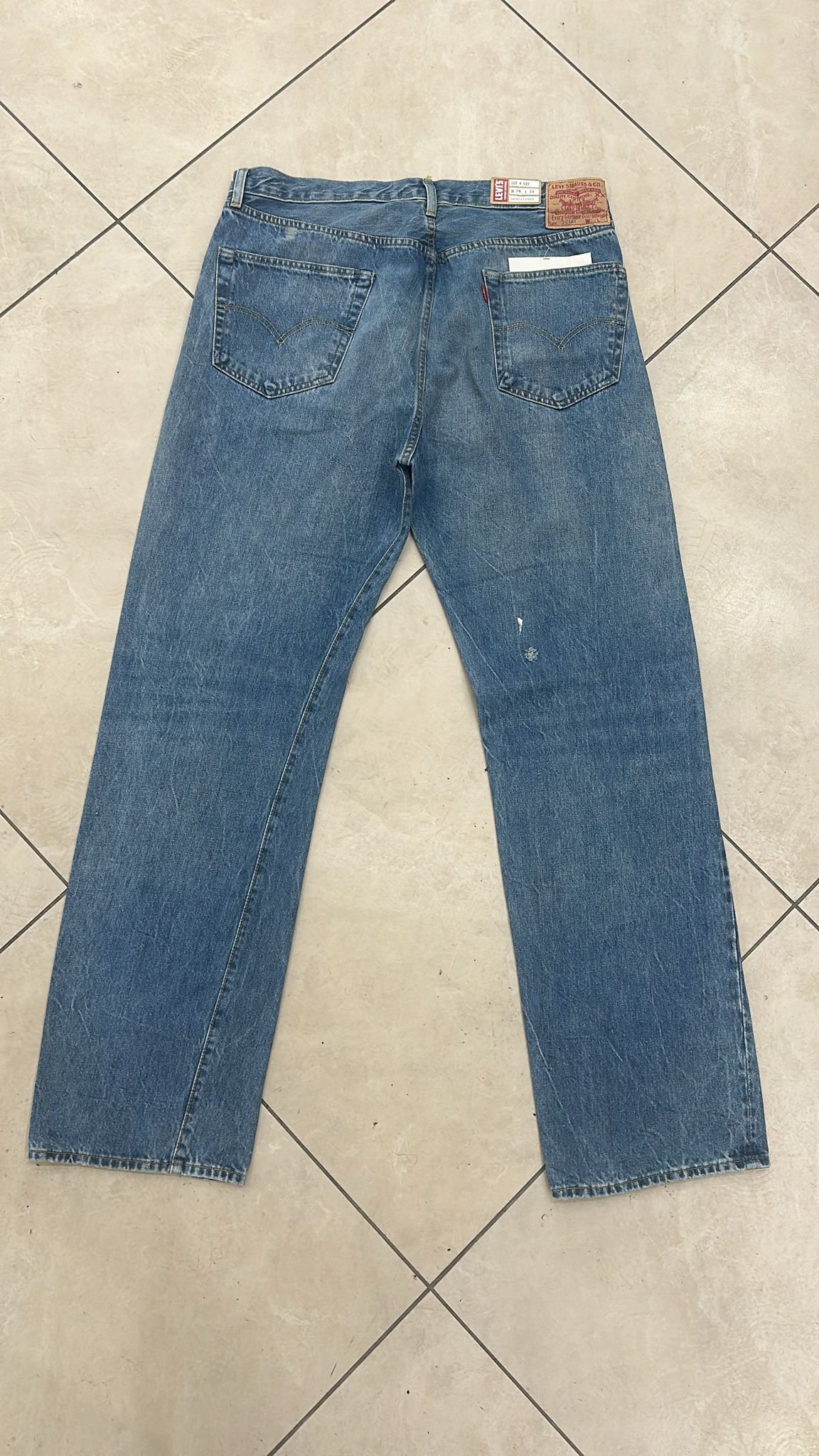 Levi's Vintage Clothing LVC Levi's Vintage Clothing 1955 501XX BigE Selvedge Jeans Size US 36 / EU 52 - 2 Thumbnail
