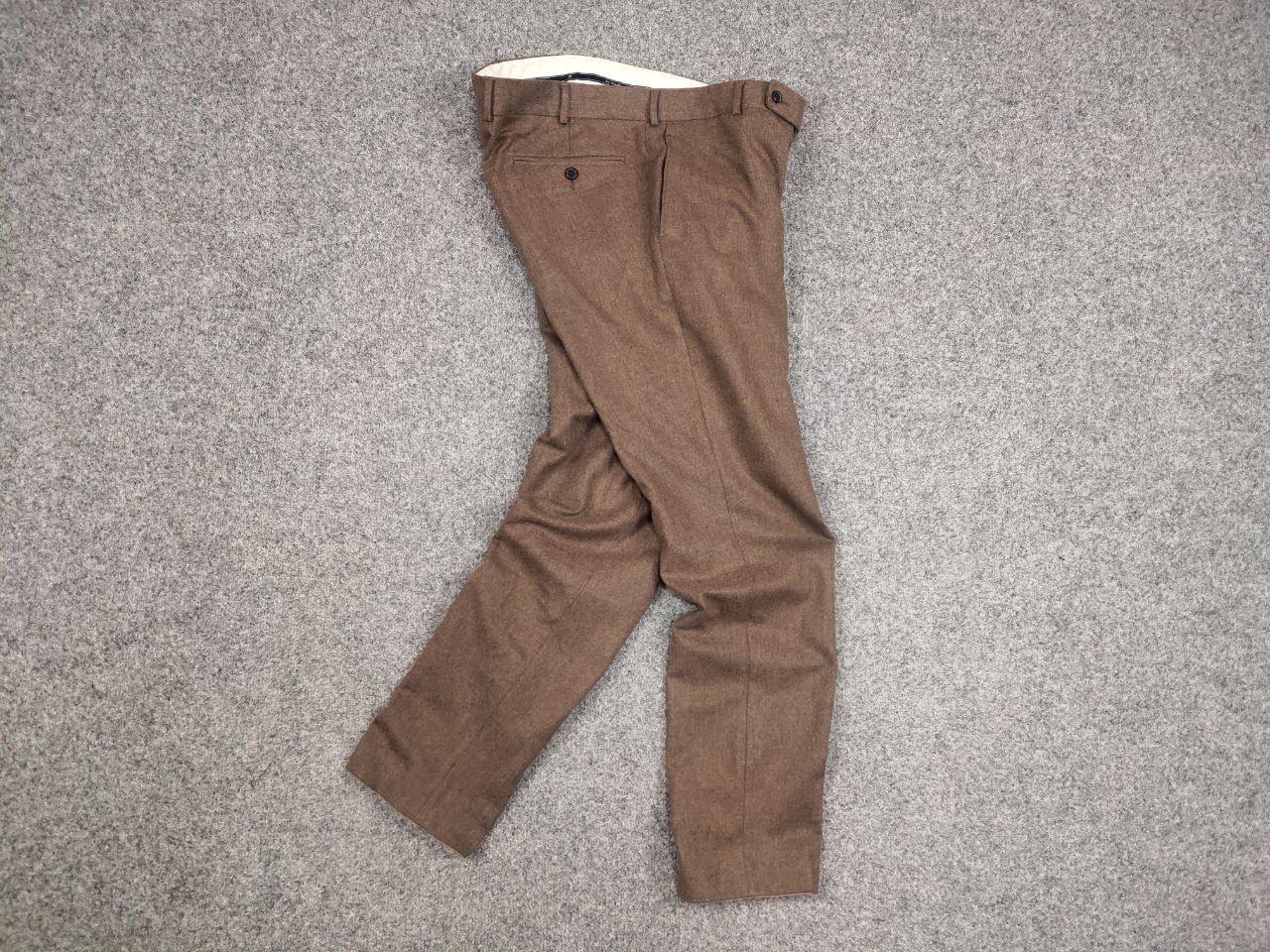 SCABAL Scabal schurwolle Design Classic Brown Ankle Trouser Pants Size US 36 / EU 52 - 11 Thumbnail