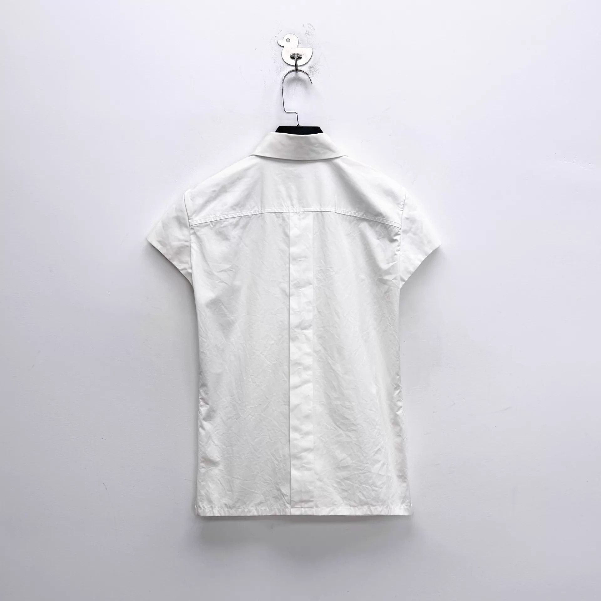 Louis Vuitton Louis Vuitton White 3-Flower Logo Pocket Short Vest 36 Size XS / US 0-2 / IT 36-38 - 2 Thumbnail