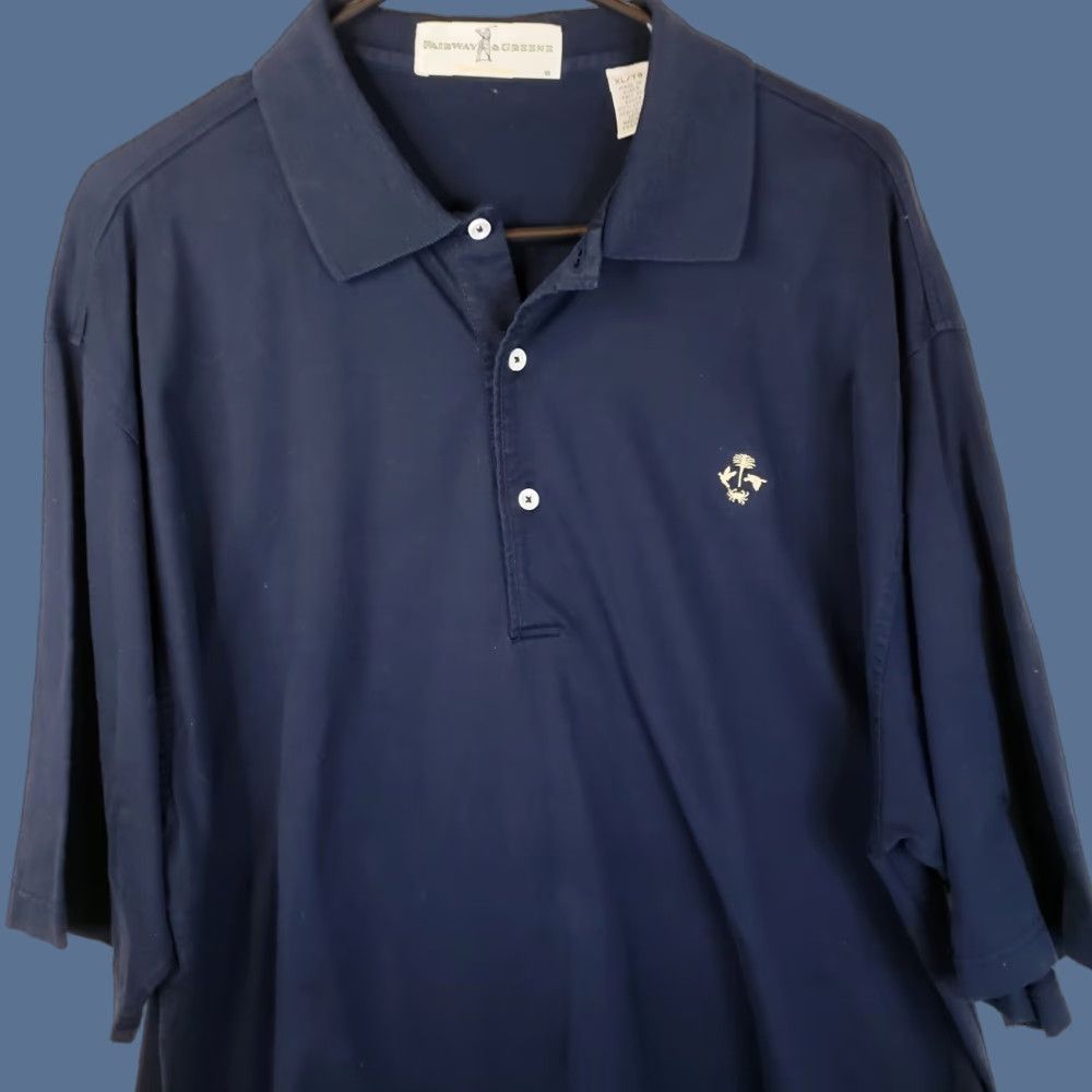 Vintage VINTAGE? No — Bobby Jones Polo Shirt Men XL Navy Blue Golf Polo Shirt Spring Island SC Women? Mens Size US XL / EU 56 / 4 - 1 Thumbnail