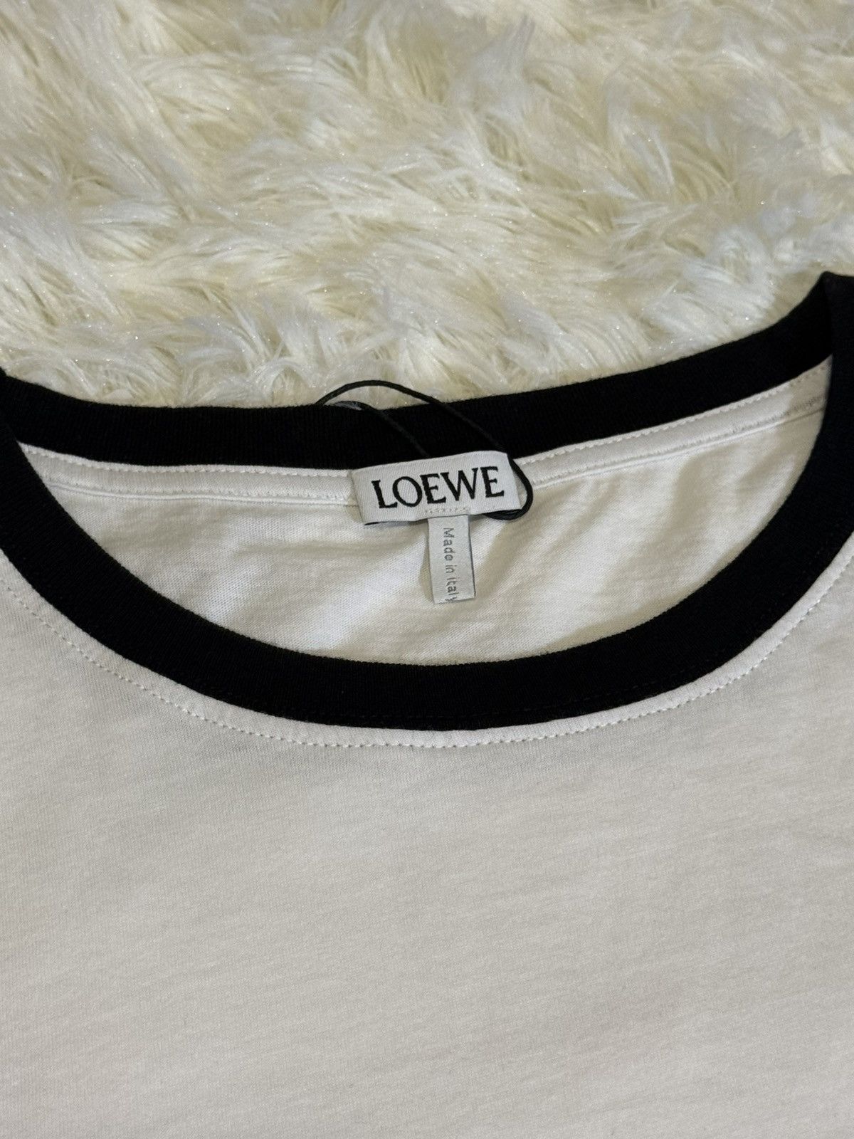 Loewe Loewe white crop top Size M / US 6-8 / IT 42-44 - 3 Thumbnail