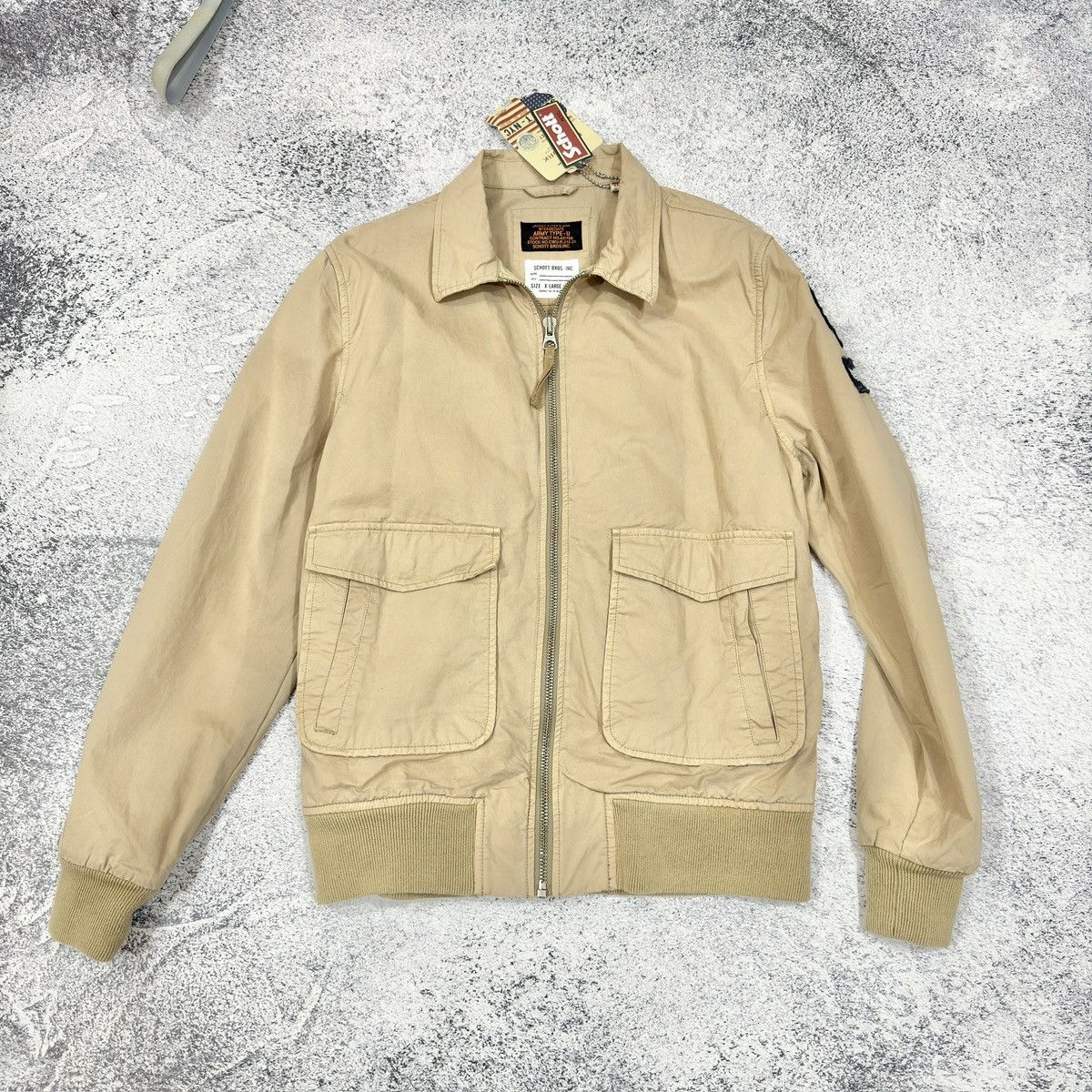 Designer × Schott Schott Bennet Cotton Jacket XL size Size US XL / EU 56 / 4 - 1 Thumbnail