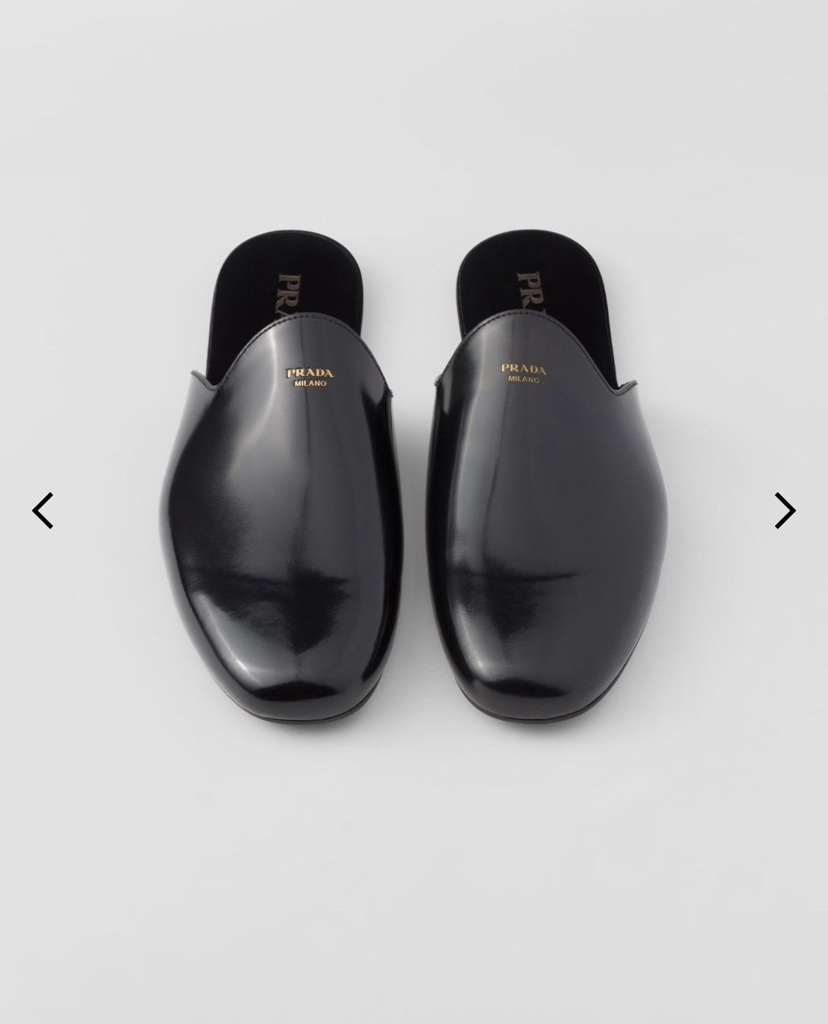 Prada Prada Brushed Leather Slipper Mules Size US 10 / EU 43 - 13 Thumbnail