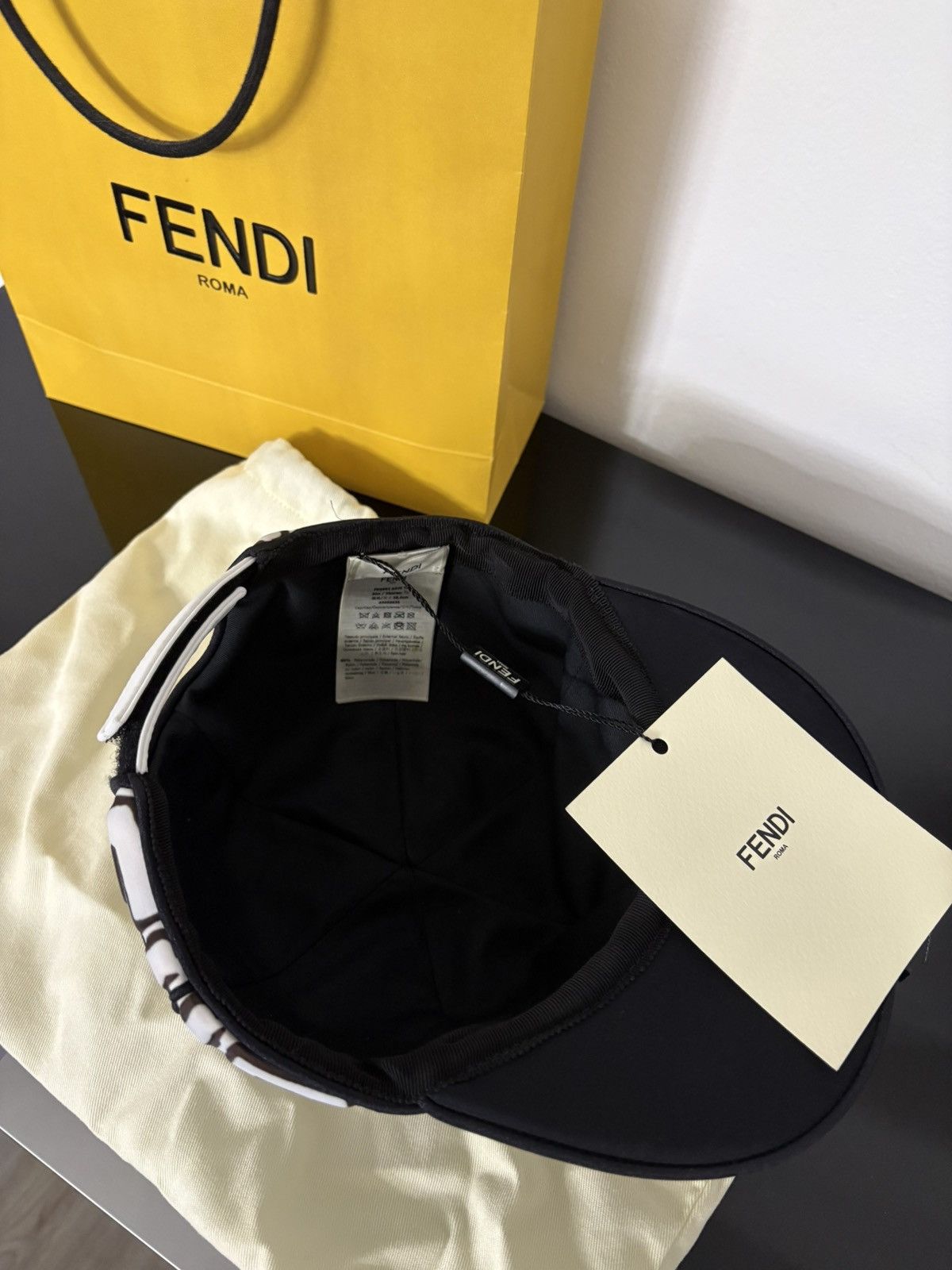 Fendi Fendi Cap California Sky Size ONE SIZE - 4 Thumbnail
