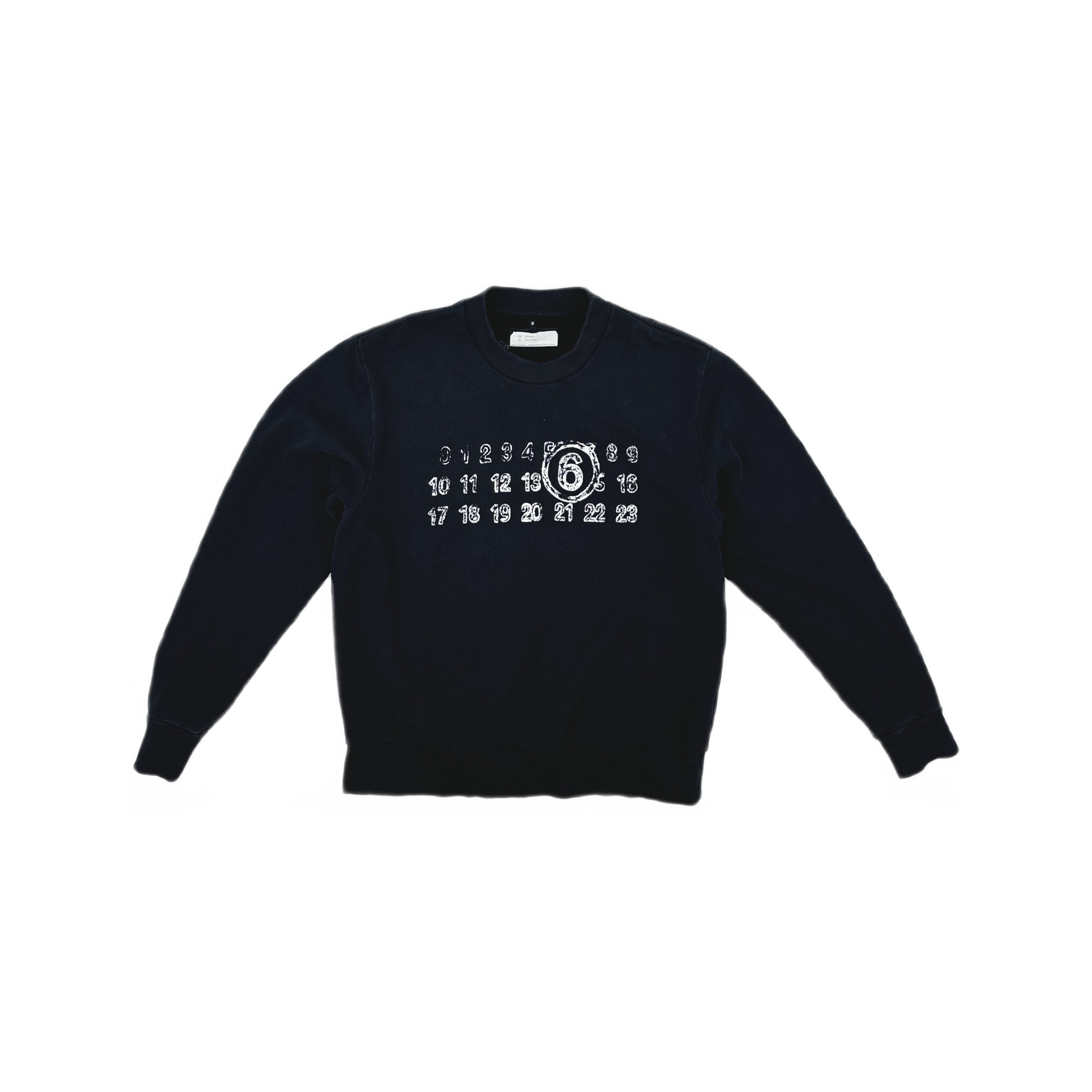 MM6 MM6 Maison Margiela Number Print Sweatshirt Size S Size S / US 4 / IT 40 - 1 Thumbnail
