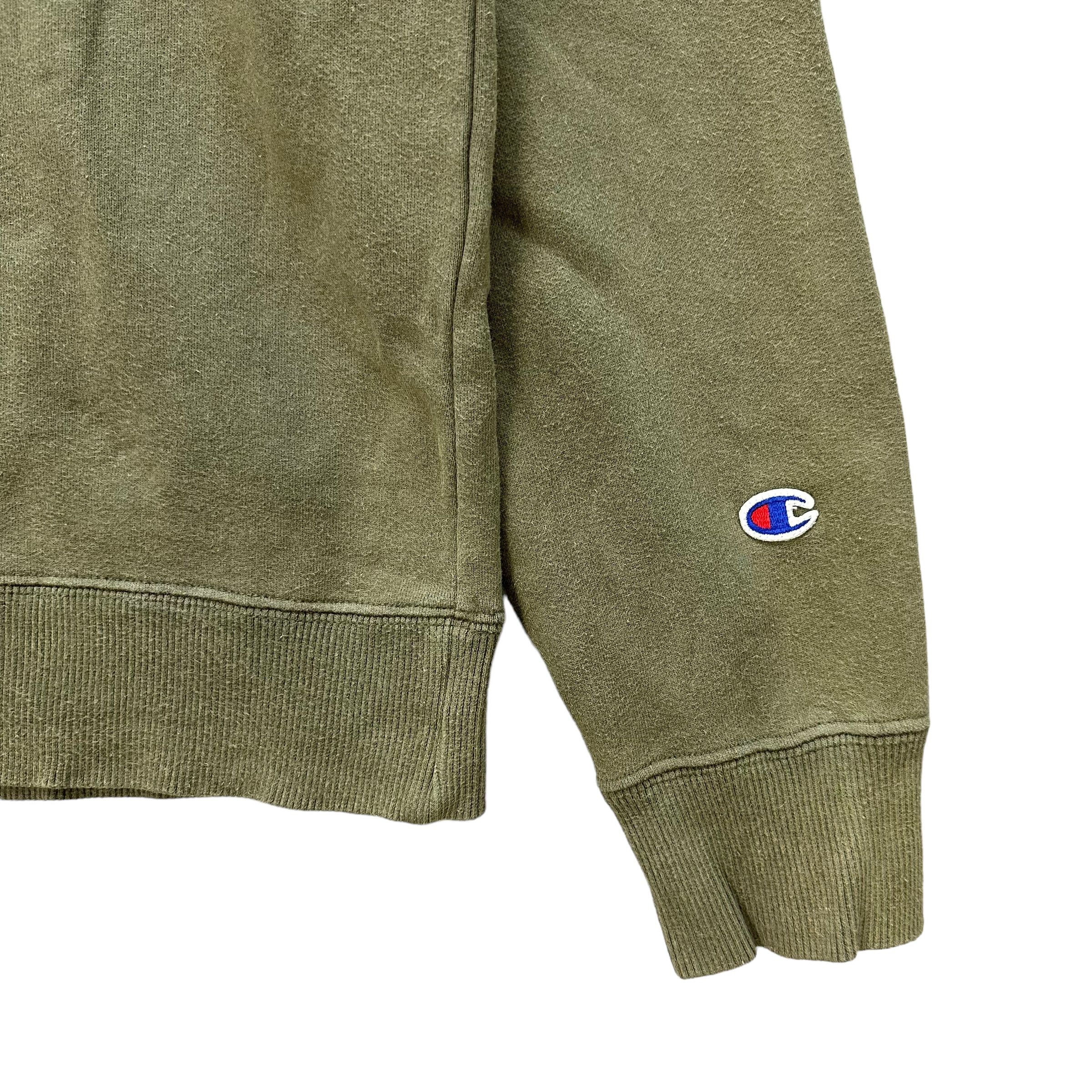 Champion Champion Olive Green Crewneck Sweatshirts #A2-0038 Size US L / EU 52-54 / 3 - 5 Thumbnail