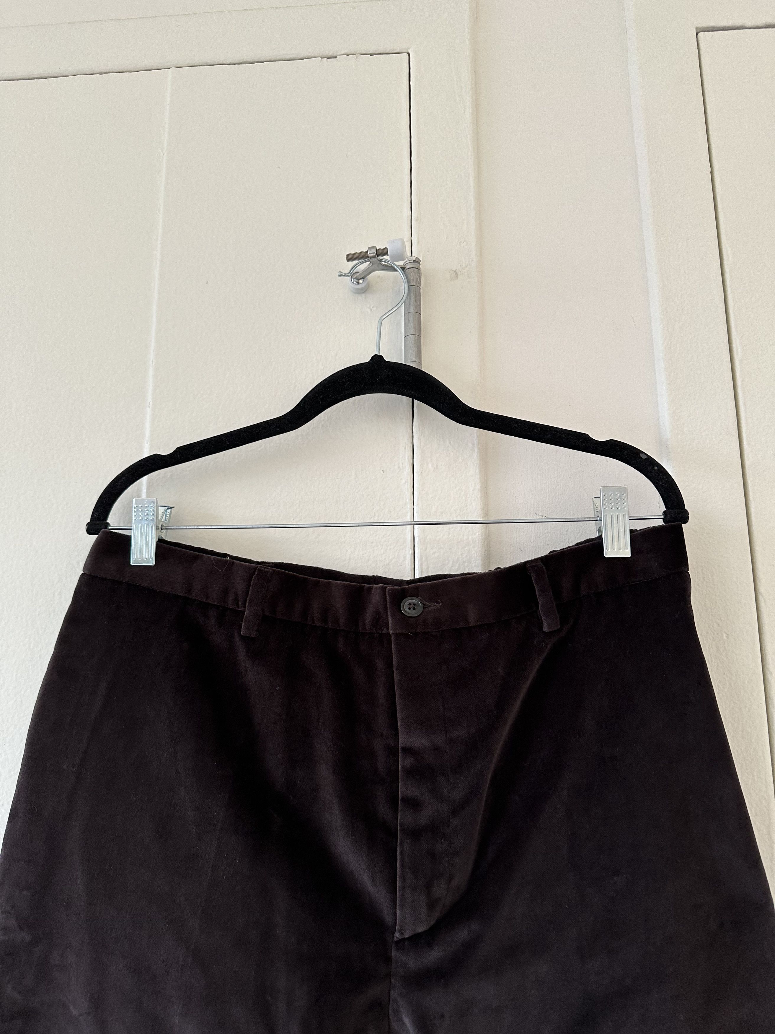 Maison Margiela Margiela Velour Trousers Size US 33 - 2 Thumbnail