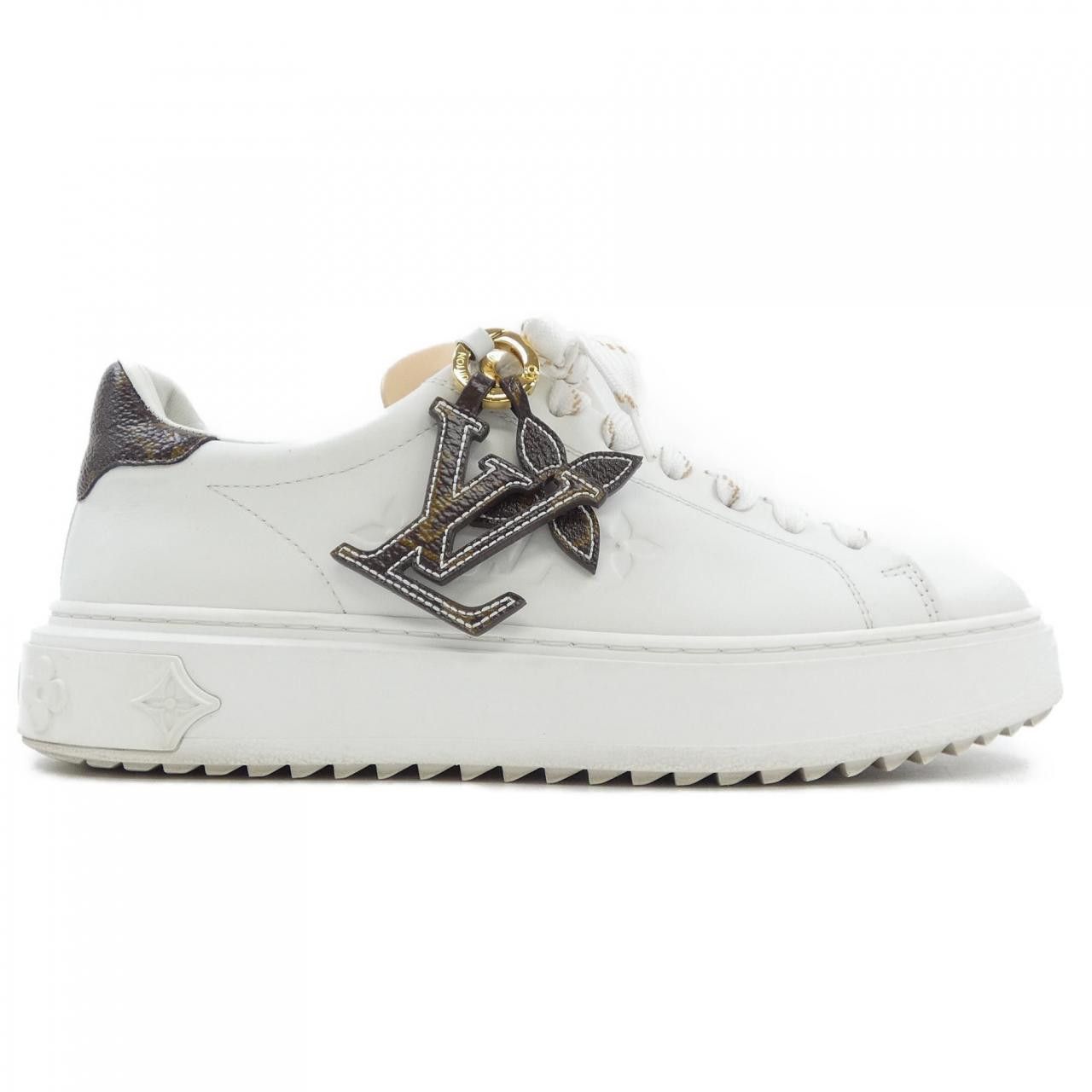 Louis Vuitton Louis Vuitton Louis Vuitton Time Out Line Sneakers Leather Shoes DUTY FREE for USA Size ONE SIZE - 1 Thumbnail