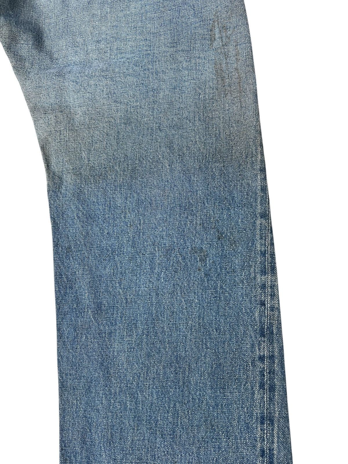 Johnbull Vintage 90s Sewing Chop Johnbull Stain Denim Selvedge Jeans Size US 34 / EU 50 - 21 Thumbnail