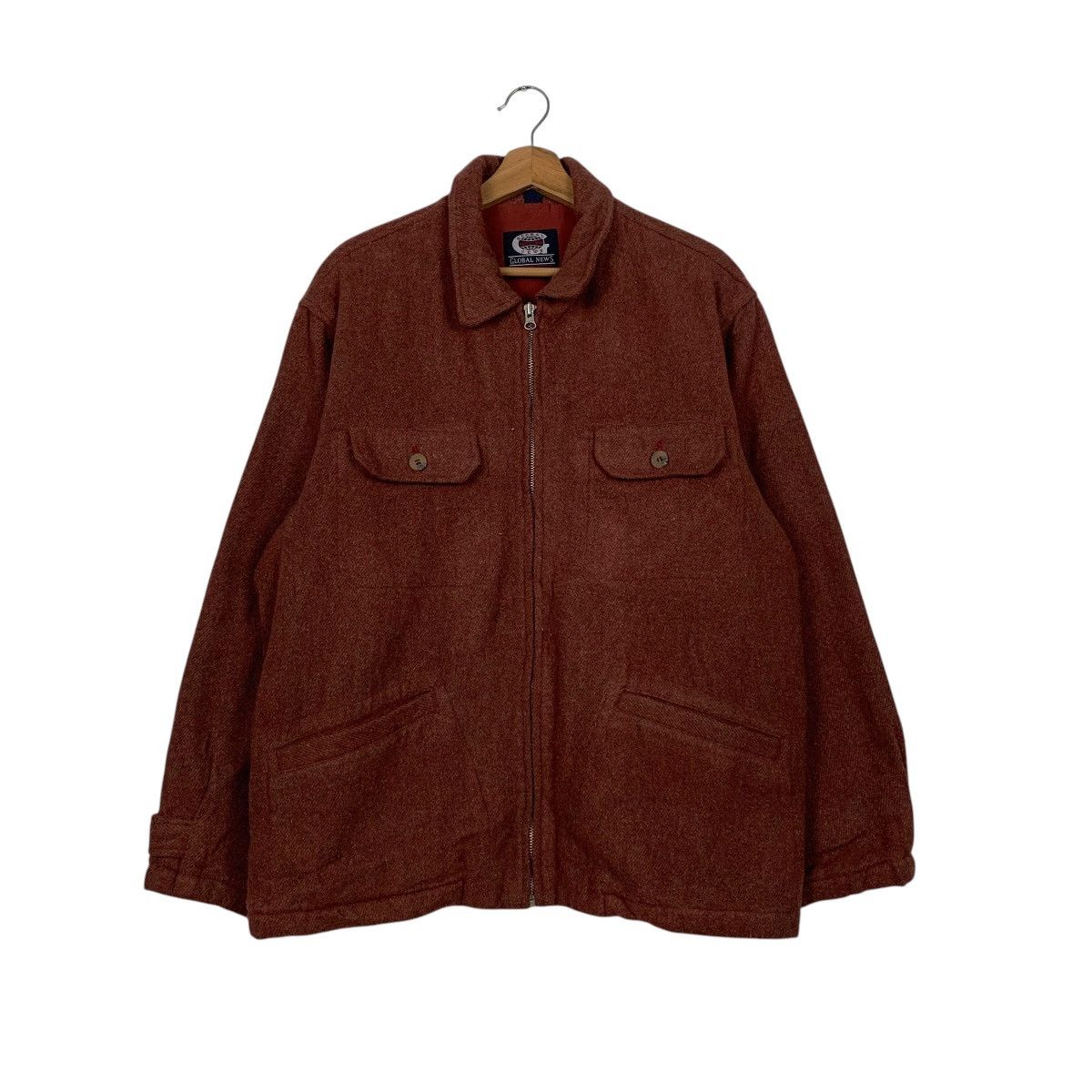 Japanese Brand Japanese Brand Global News Jacket Size US L / EU 52-54 / 3 - 1 Thumbnail