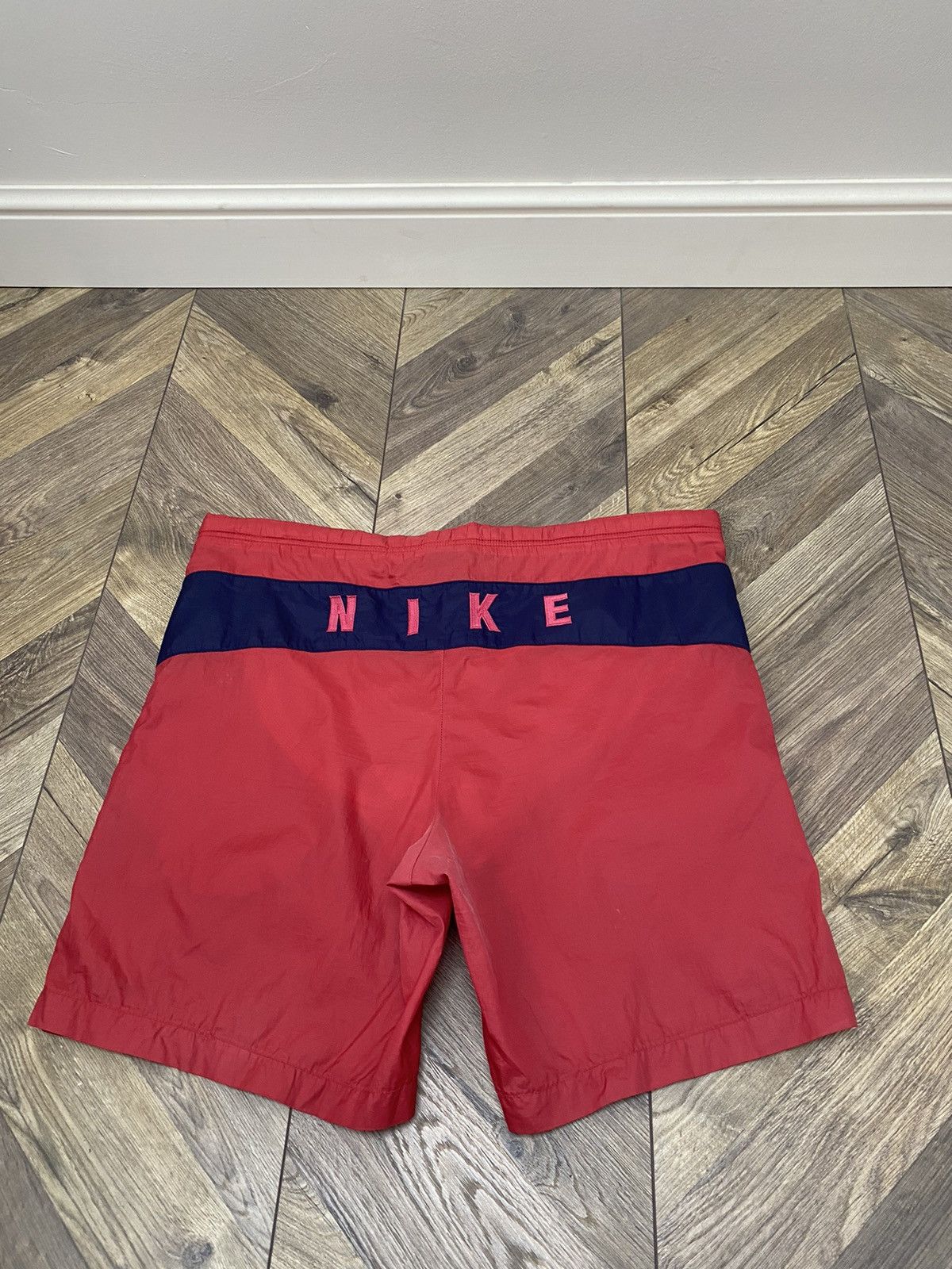 Nike × Vintage Vintage Big Logo Nike 90s style swim shorts Size US 32 / EU 48 - 1 Thumbnail