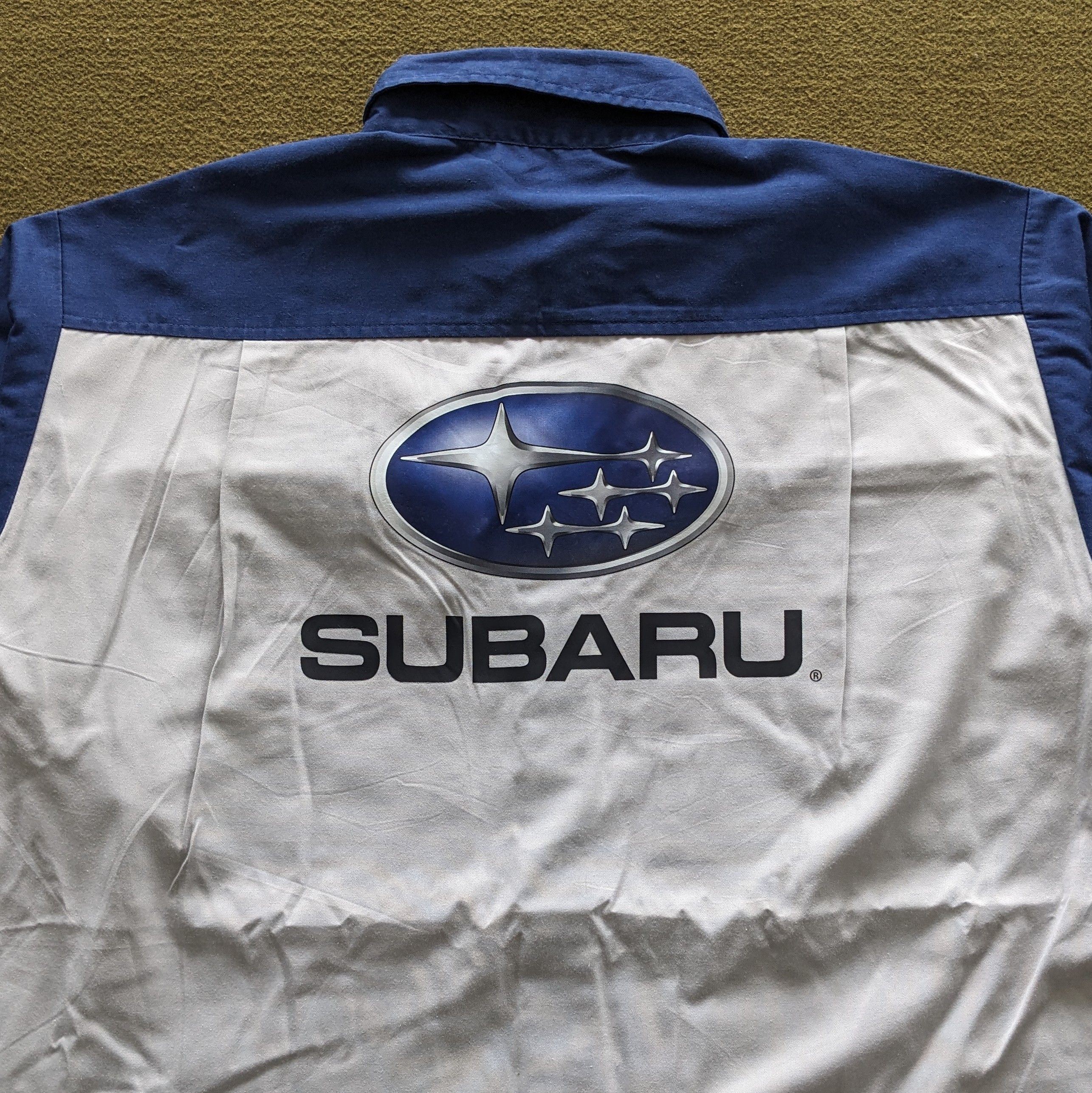 Vintage Vintage SUBARU Racing Team Uniform Custom Shirts Size US XL / EU 56 / 4 - 2 Thumbnail