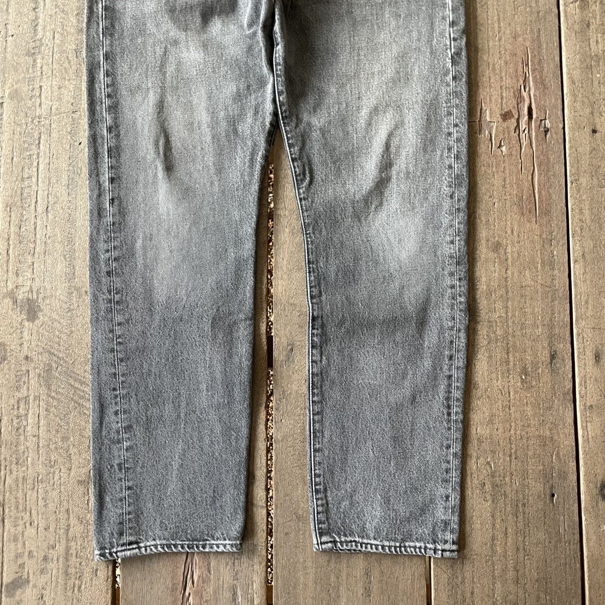 Levi's 🔥Vintage Levis Big E Stoned Washed Black Striaght Jeans Size US 36 / EU 52 - 3 Thumbnail