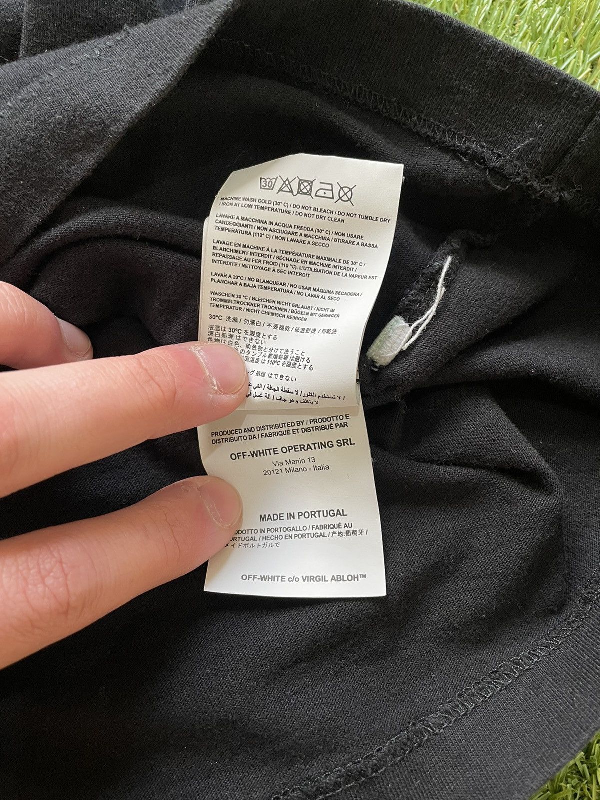 Off-White FW17 OFF WHITE Not Real Seeing Things Graphic T Shirt Mens M Size US M / EU 48-50 / 2 - 7 Thumbnail