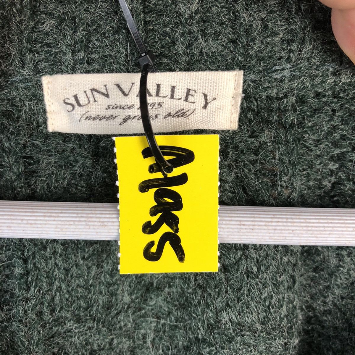 Homespun Knitwear × Japanese Brand Sun Valley Green mohair Patterned Cardigans Knitwear #A1955 Size M / US 6-8 / IT 42-44 - 10 Thumbnail