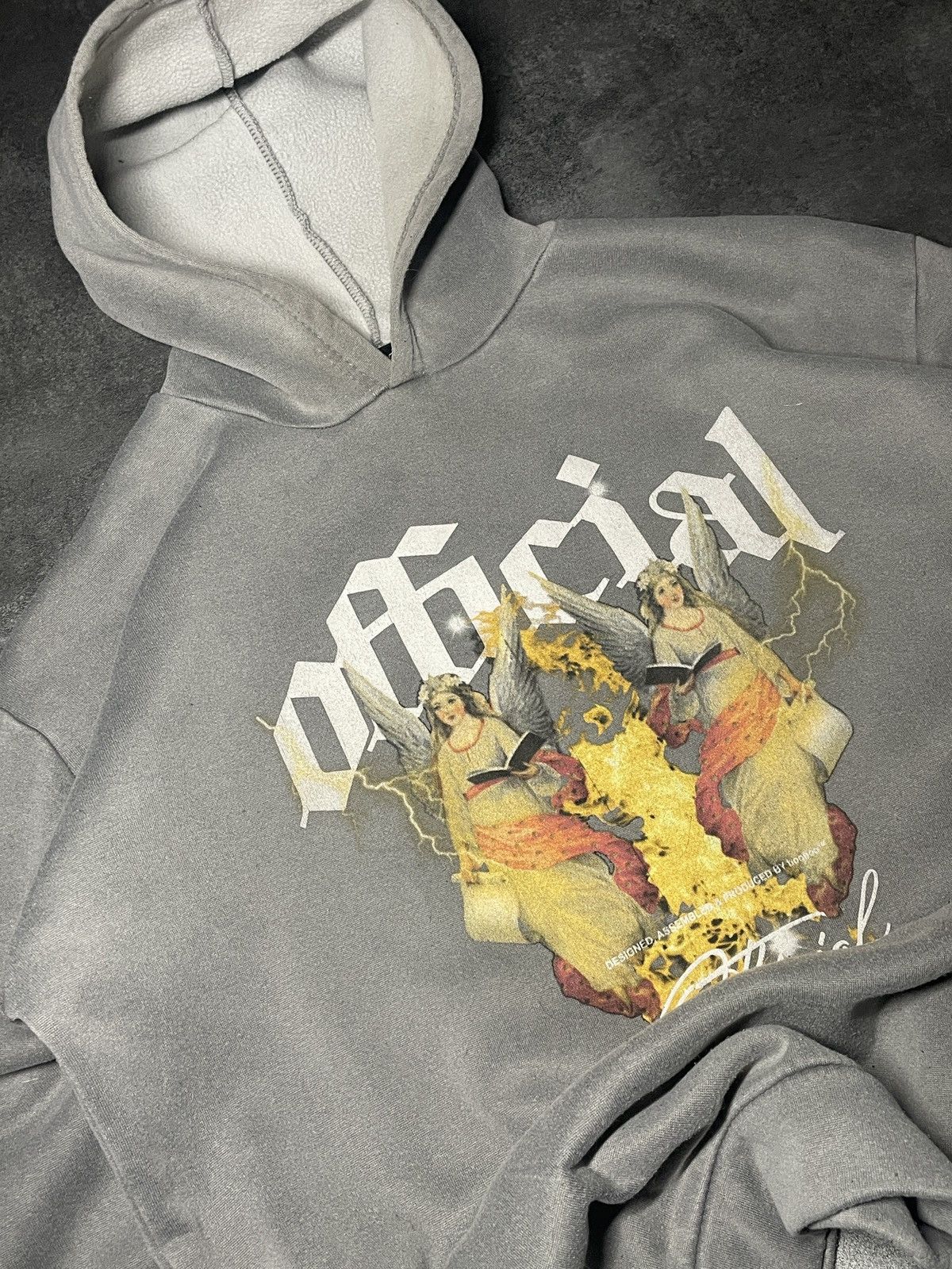 Vintage 🔥Offers🔥Streetwear Spellout Hoodie Boxy Fit Cozy Hype Size US M / EU 48-50 / 2 - 2 Thumbnail