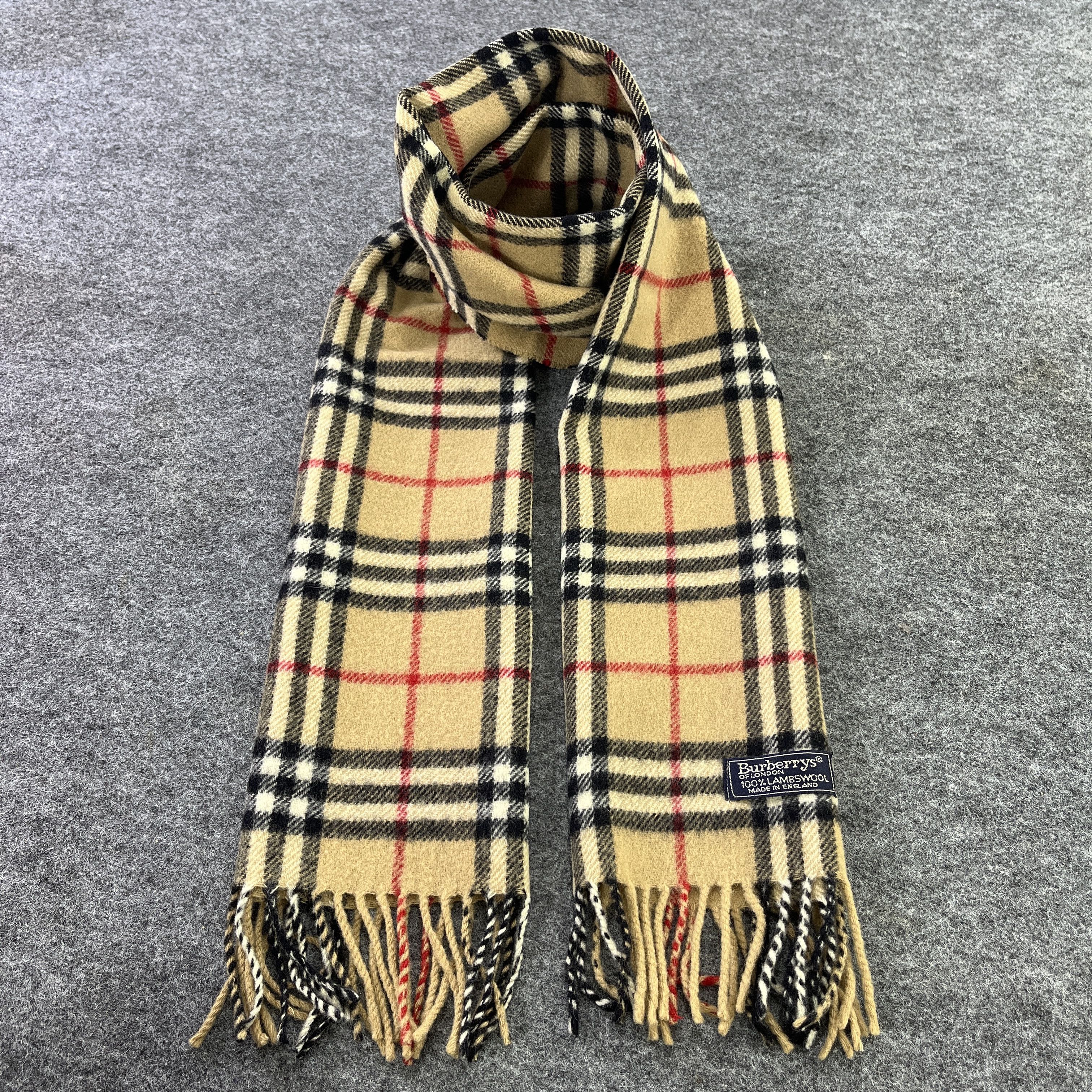 Burberry nova best sale check scarf