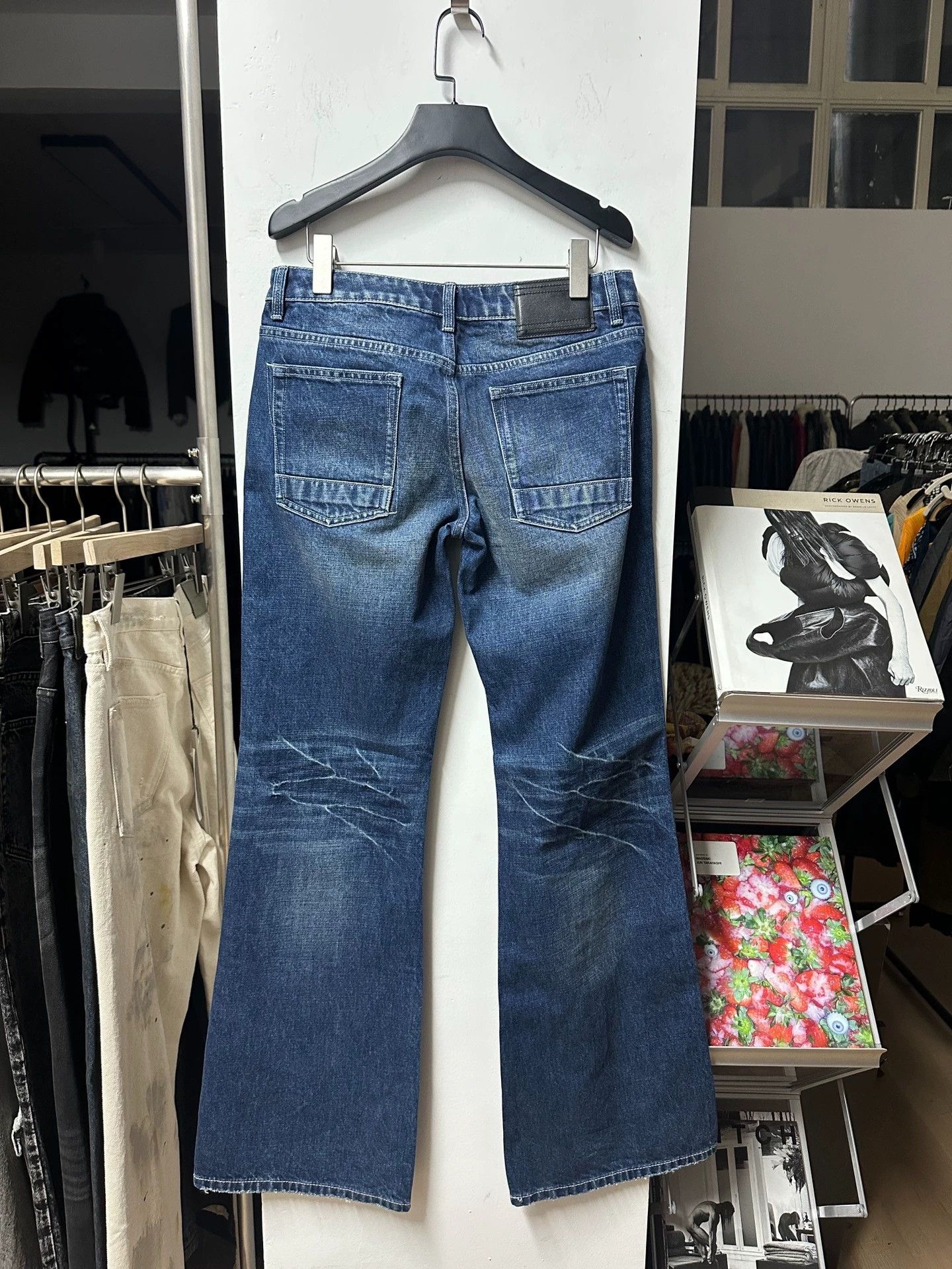 Fax Copy Express Fax Copy Express 000 Slim Flare Denim Raw Jean Size 28" / US 6 / IT 42 - 4 Thumbnail