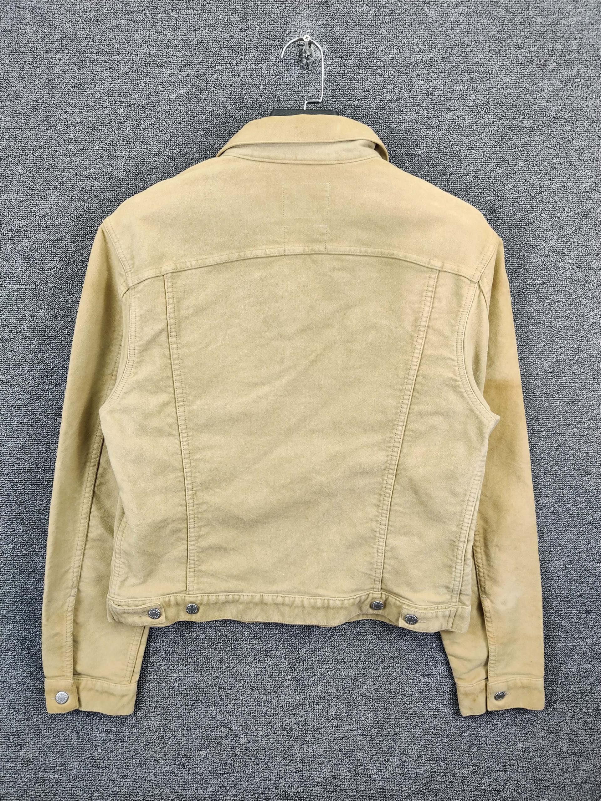 Helmut Lang Vintage Helmut Lang Beige Trucker Jacket Size US M / EU 48-50 / 2 - 5 Thumbnail