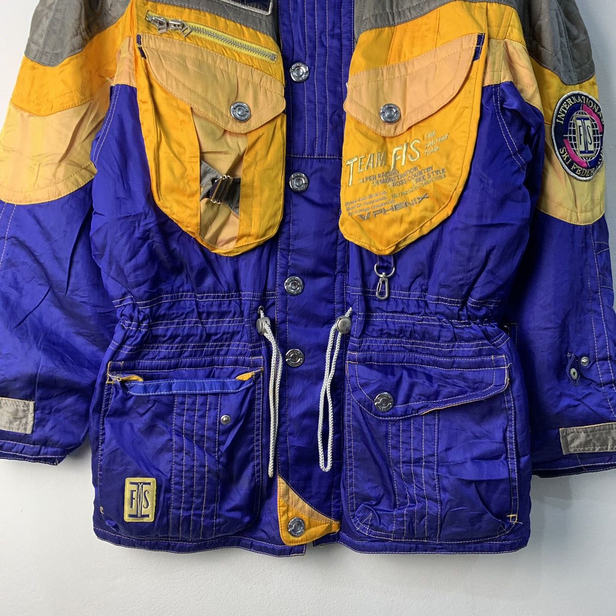 Phenix Ski Jacket Hooded Multicolor Thick Jacket
