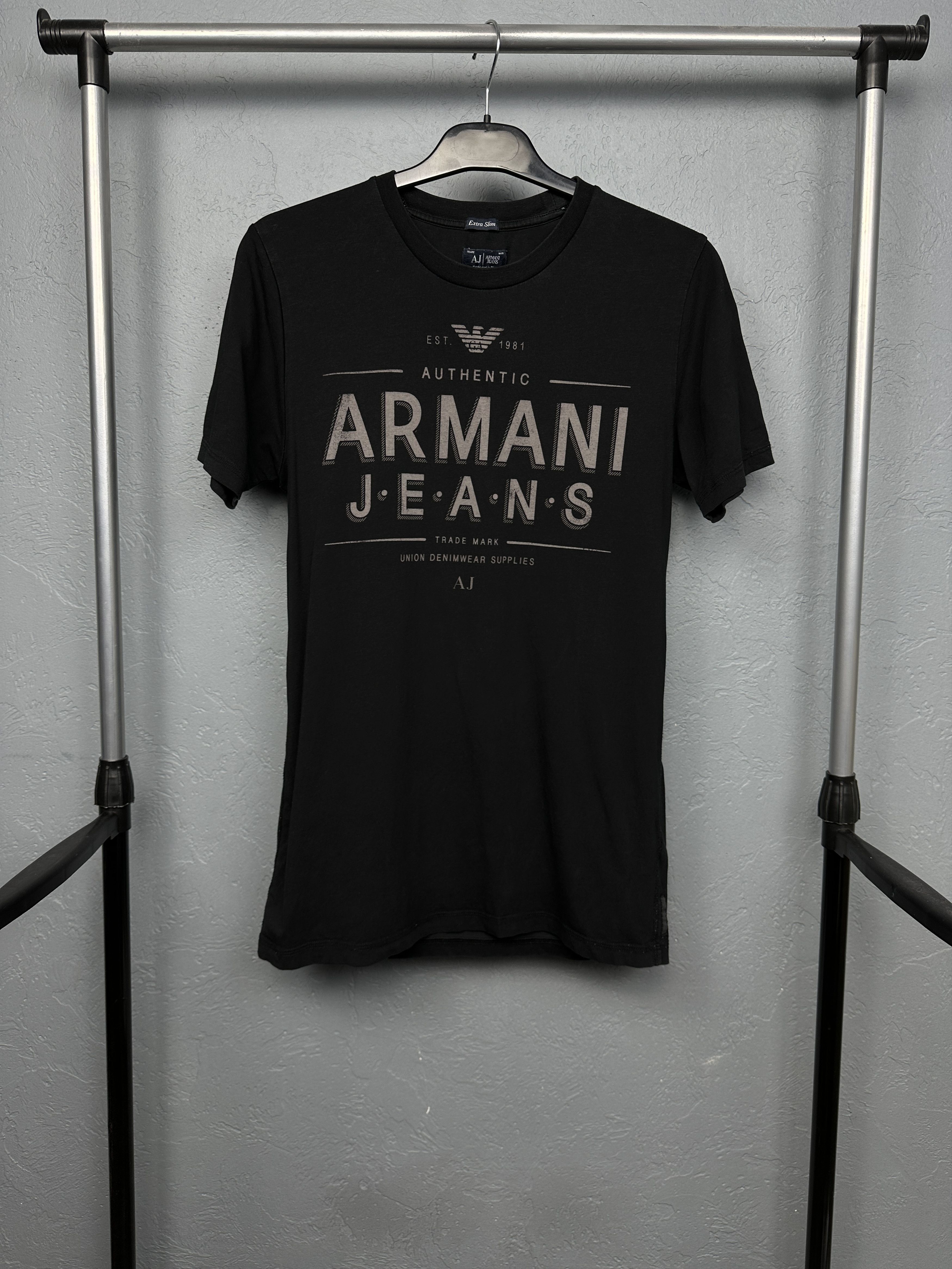Armani Armani Jeans Mens Big Logo T-Shirt Size US L / EU 52-54 / 3 - 1 Thumbnail