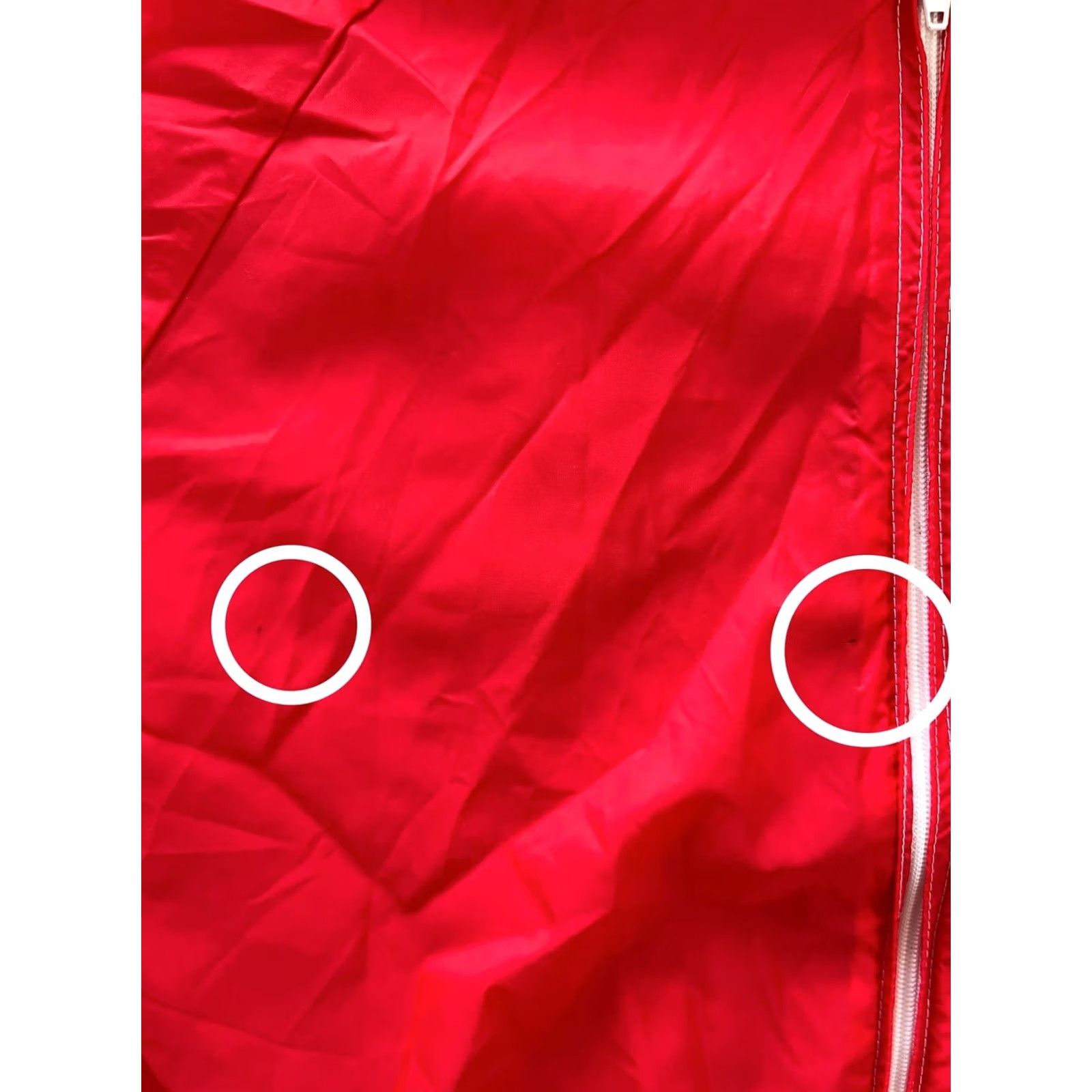 Sears VINTAGE Sears Jacket Mens XL Red Nylon Windbreaker Full Zip Pocket Stand Collar Size US XL / EU 56 / 4 - 4 Thumbnail