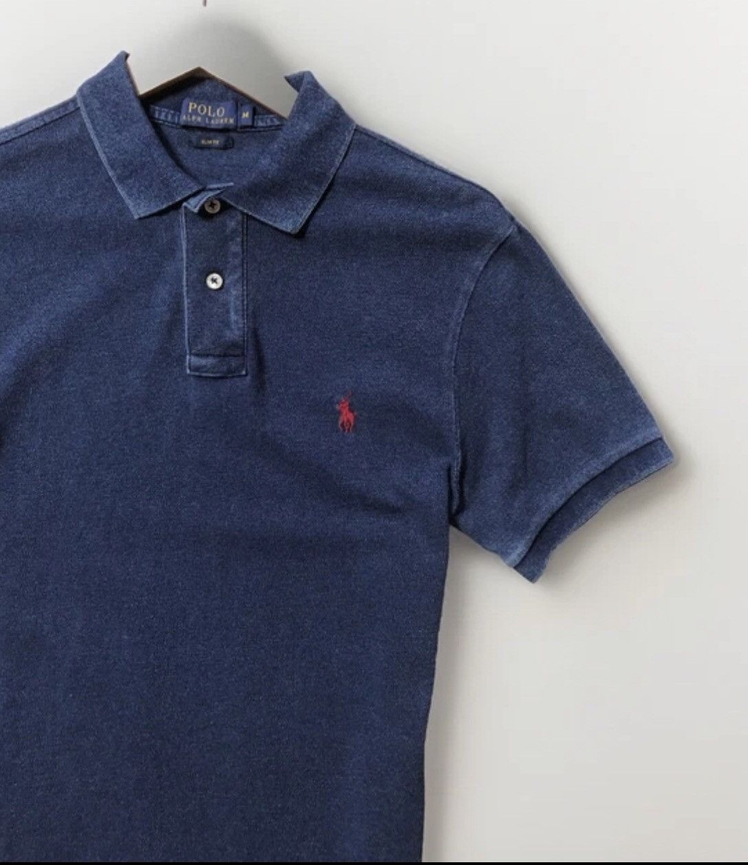 Polo Ralph Lauren Polo Ralph Lauren Men’s Slim Fit Polo Shirt M Navy Blue Size US M / EU 48-50 / 2 - 1 Thumbnail