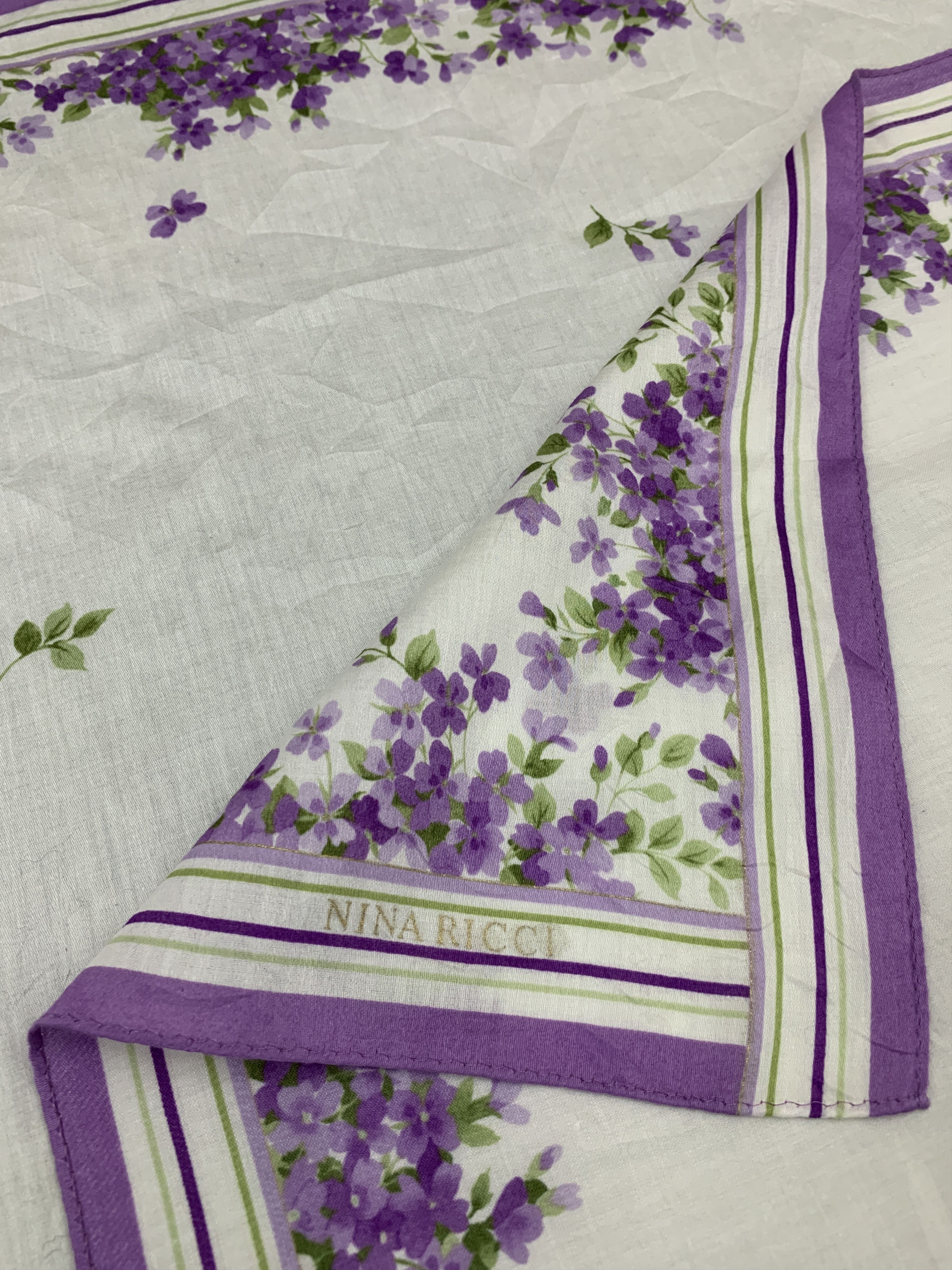 Japanese Brand × Vintage Vintage Nina Ricci Neckerchief/ Handkerchief - HKA956 Size ONE SIZE - 8 Thumbnail