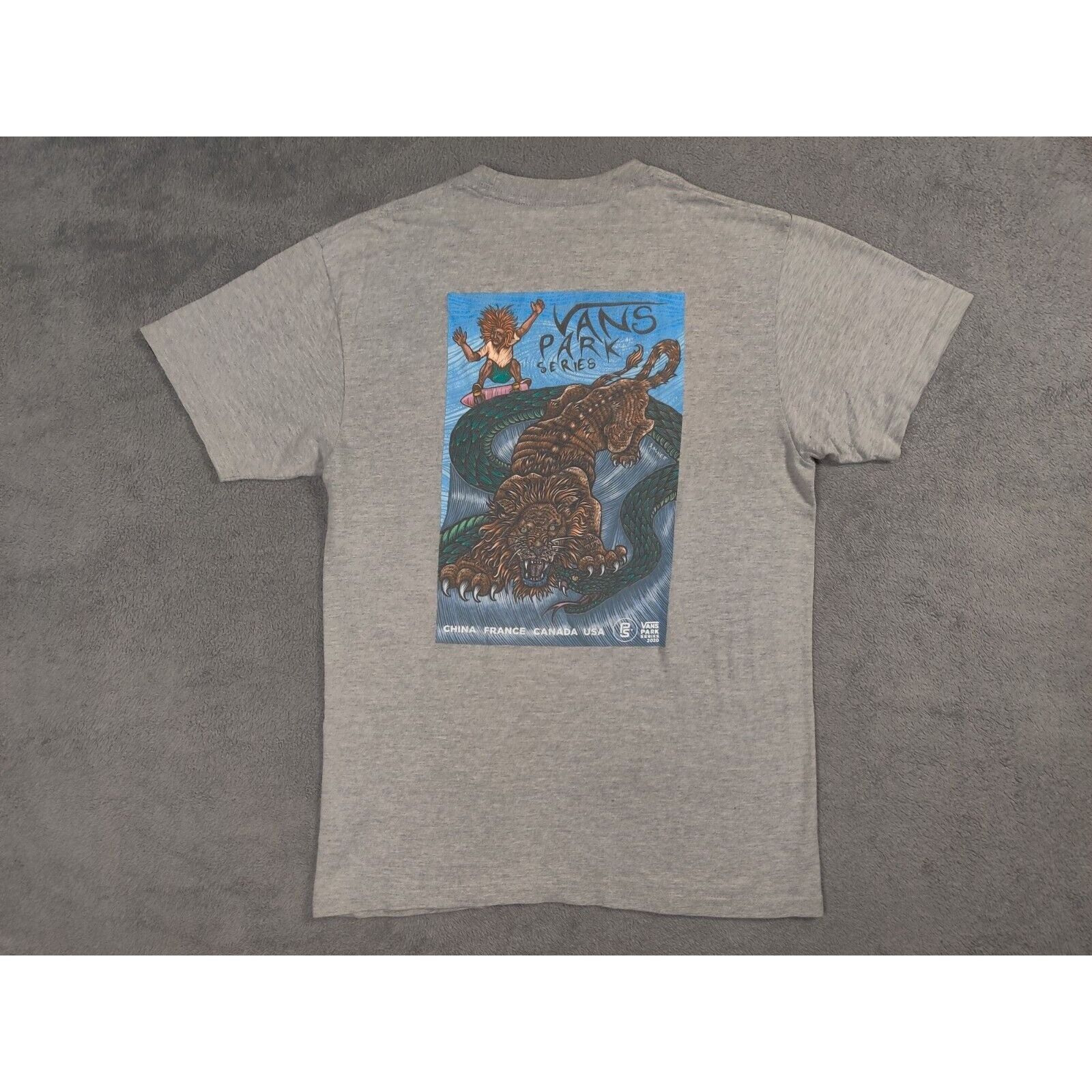 Vans VANS Shirt Adult Mens Medium Gray Park Series Edition Size US M / EU 48-50 / 2 - 1 Thumbnail