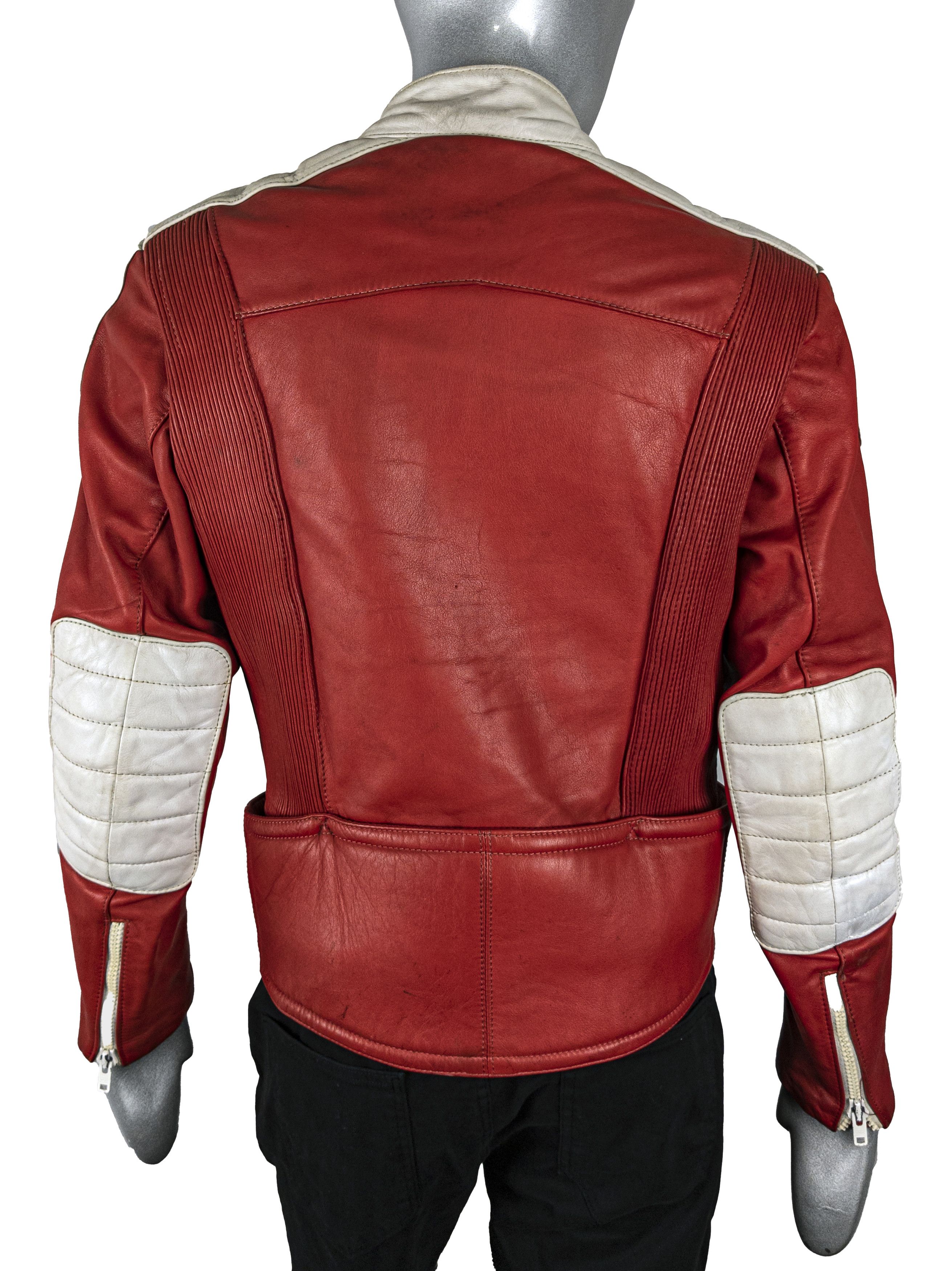 Hein Gericke Vintage HEIN GERICKE Red Leather Motorcycle Biker Jacket 80s Size US M / EU 48-50 / 2 - 6 Thumbnail