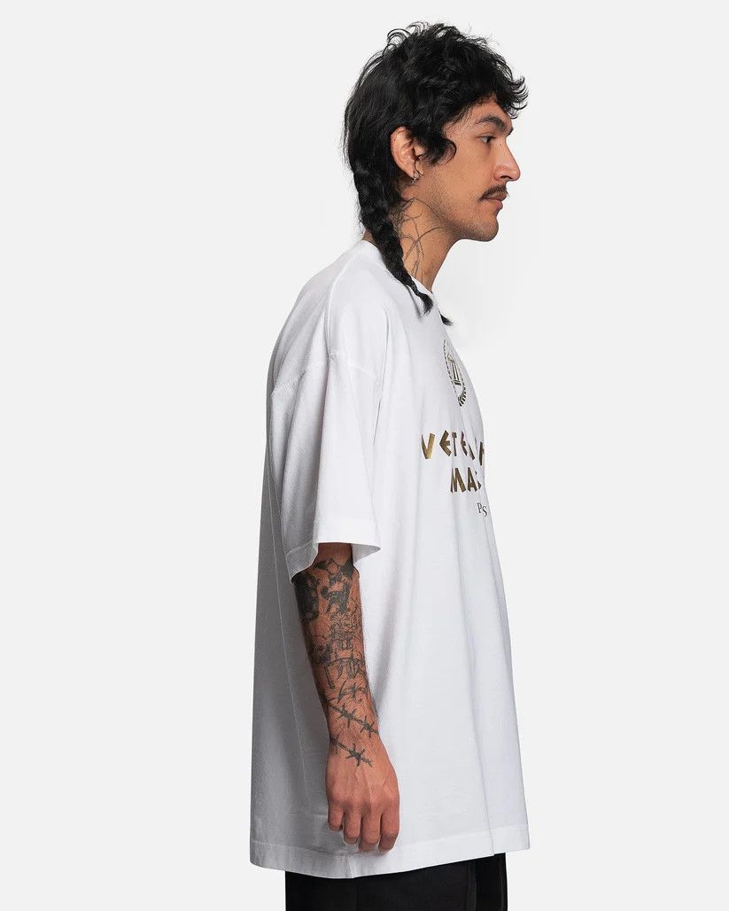 Vetements o1y0924 T-Shirt in White Size US M / EU 48-50 / 2 - 2 Thumbnail