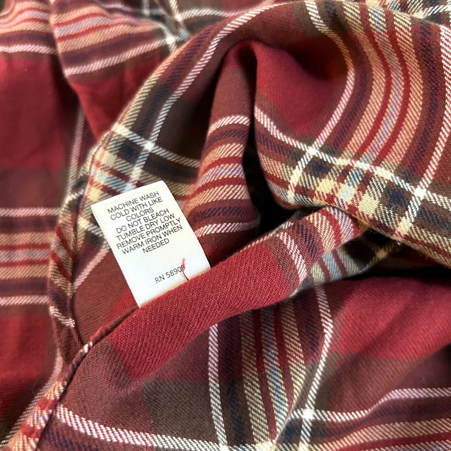 Cremieux Cremieux Flannel Shirt Plaid Button-Up Long Sleeve Casual Red Mens XXL 2XL NWT Size US XXL / EU 58 / 5 - 7 Thumbnail