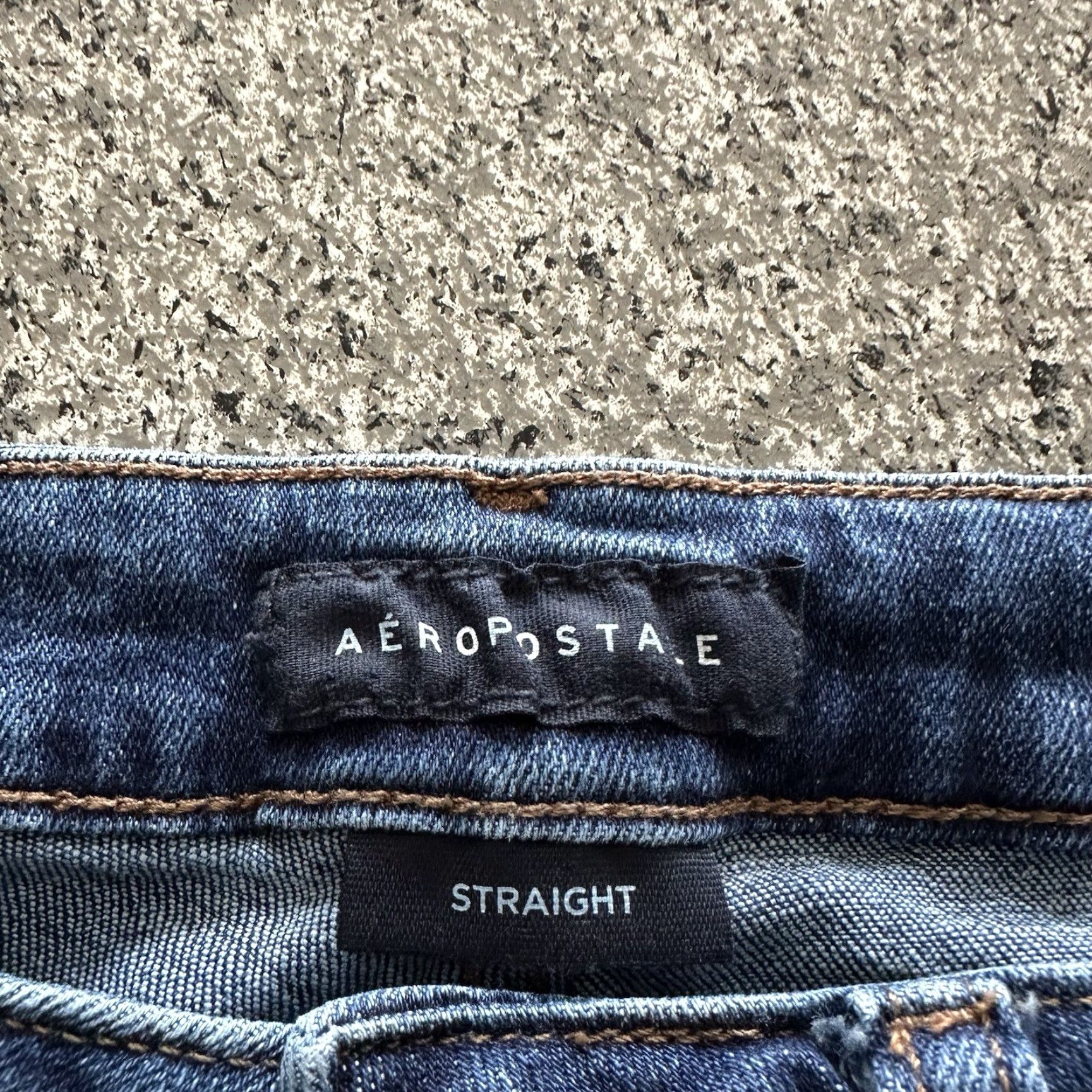 Vintage VINTAGE Aéropostale Jeans Women’s 28 Straight Denim Blue Slim Stretch Mid Rise 27in Inseam 27in Womens Jeans Size 28" / US 6 / IT 42 - 6 Thumbnail