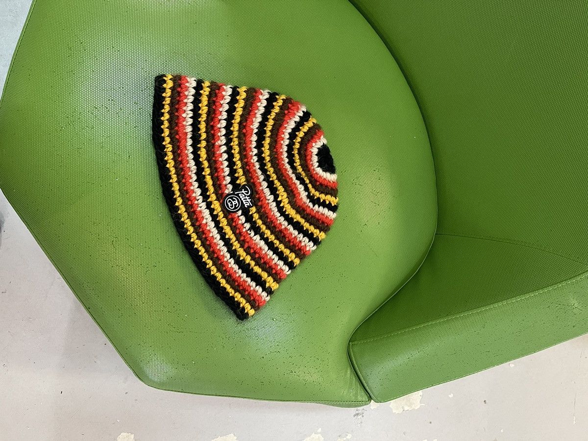 Stussy x Patta Striped Knit Bucket Hat stussy patta striped knit