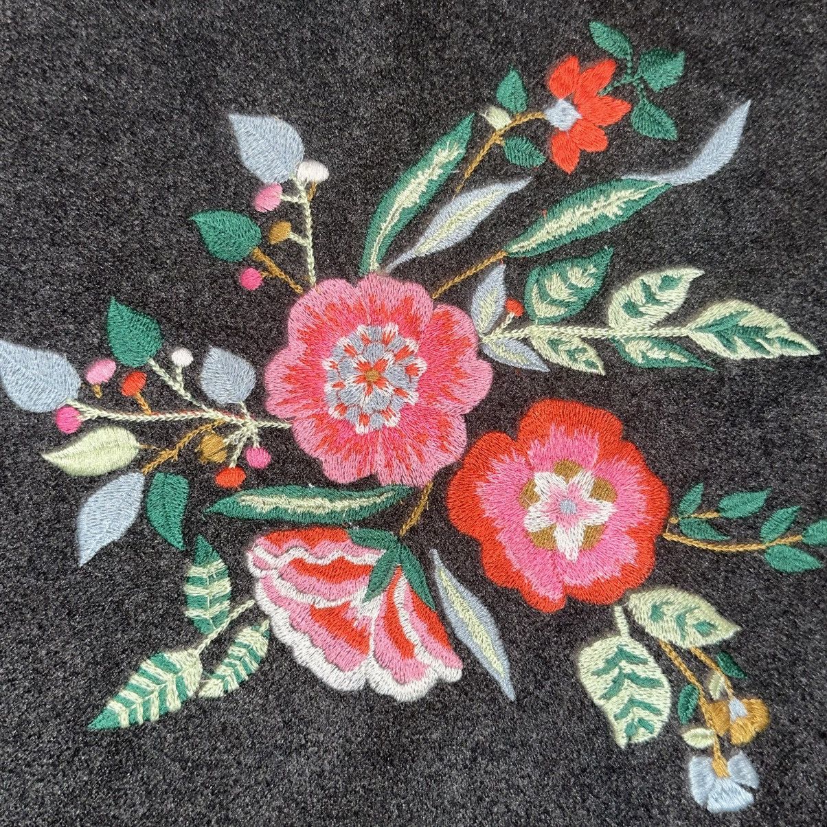 Loft Loft embroidered wool blend skirt Size 36" / US 14 / IT 50 - 5 Thumbnail