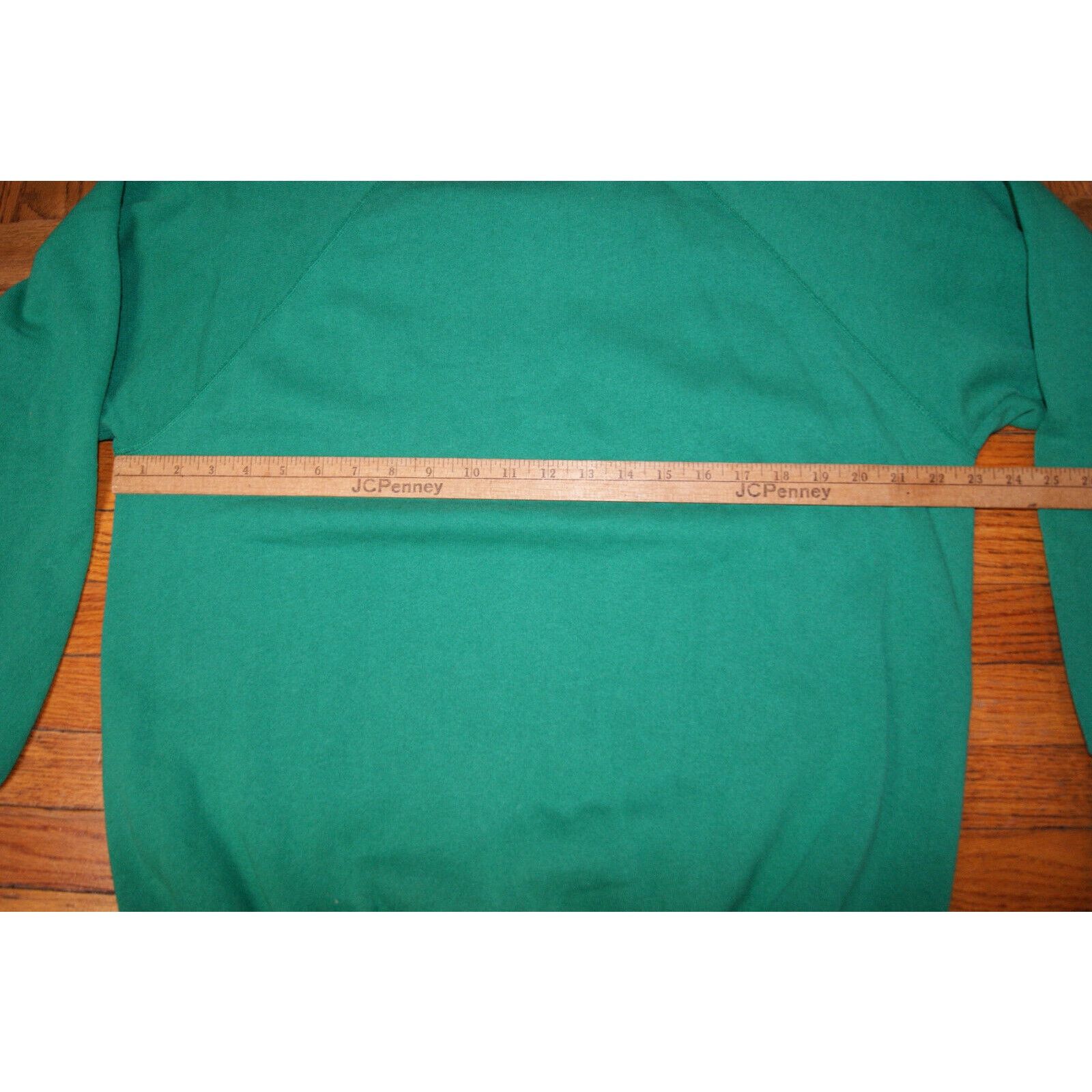 Hanes VTG Hanes Green Blank Raglan Sweatshirt Size XL USA Skate Size US XL / EU 56 / 4 - 6 Thumbnail
