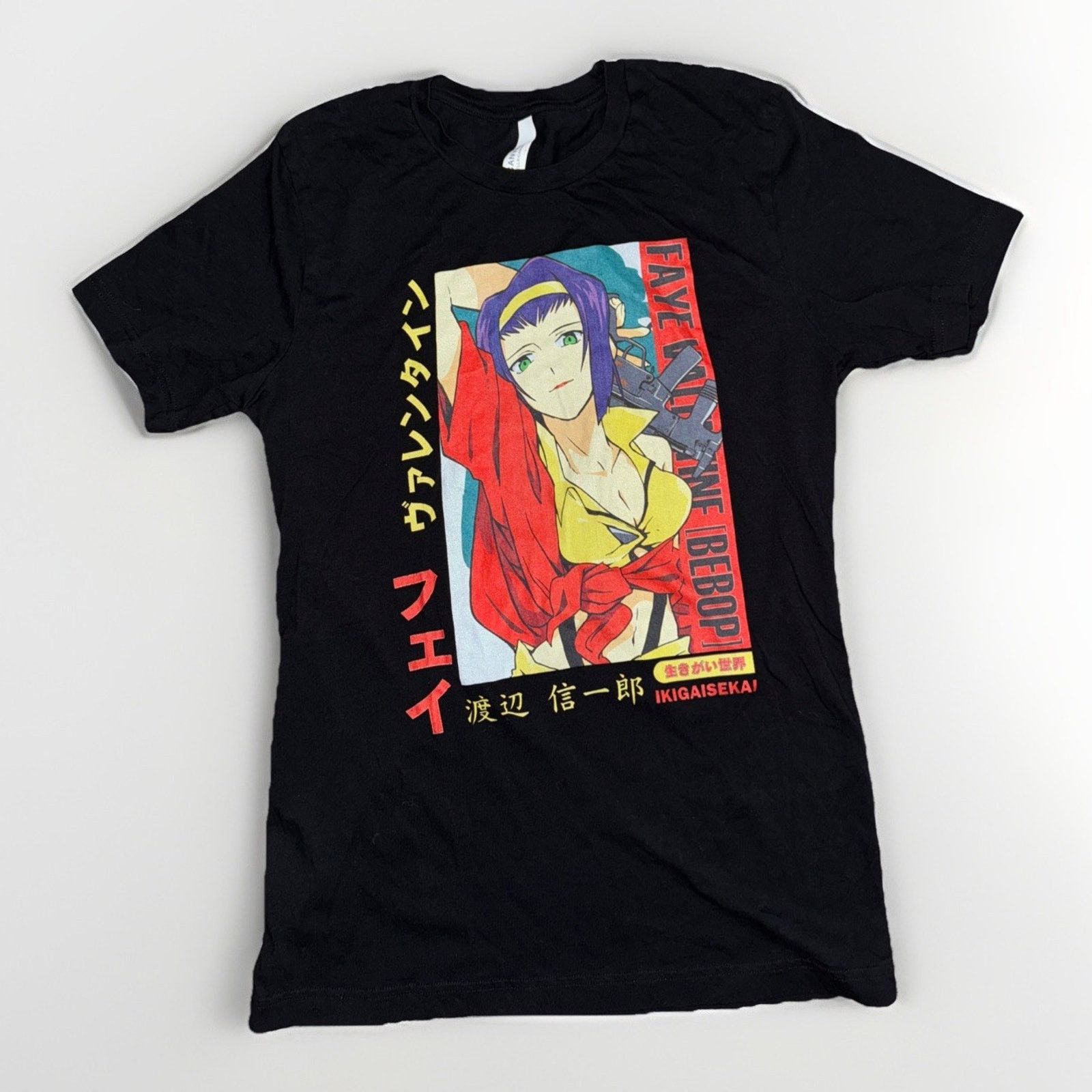 Vintage Vintage Cowboy Bebop Anime T-Shirt Faye Valentine Black M Size US M / EU 48-50 / 2 - 1 Thumbnail