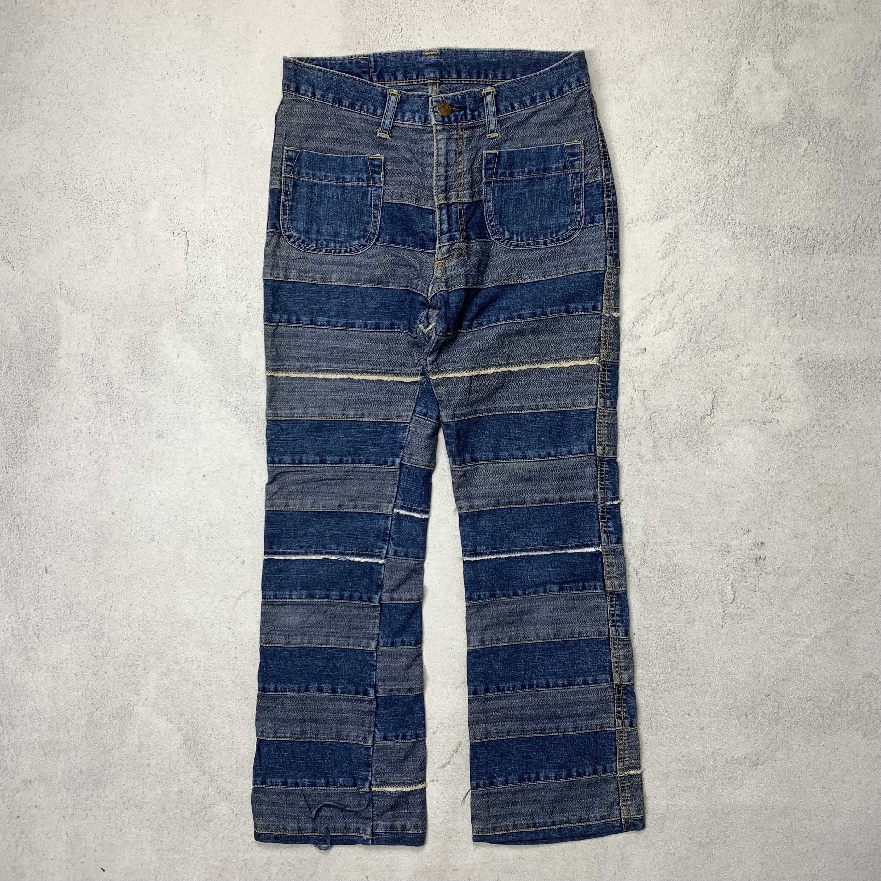 Hysteric Glamour Vintage Hysteric Glamour Kinky Hagi Patchwork Denim Pants Size US 28 / EU 44 - 1 Thumbnail