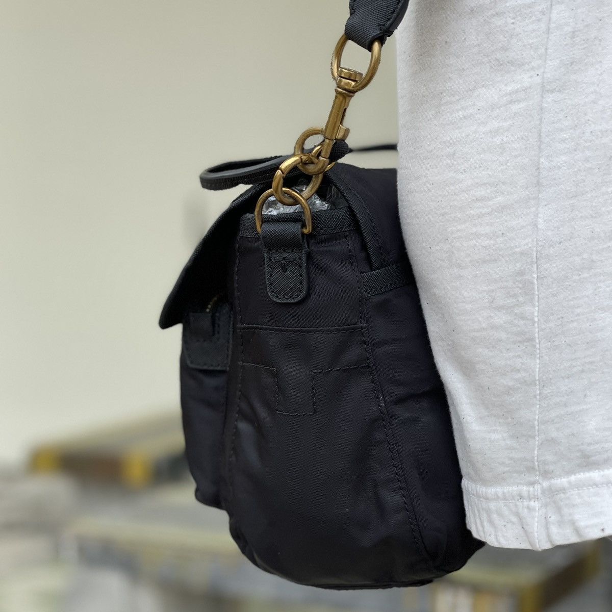 Tory Burch Tory Burch Scout Nylon Black Crossbody Size ONE SIZE - 11 Thumbnail
