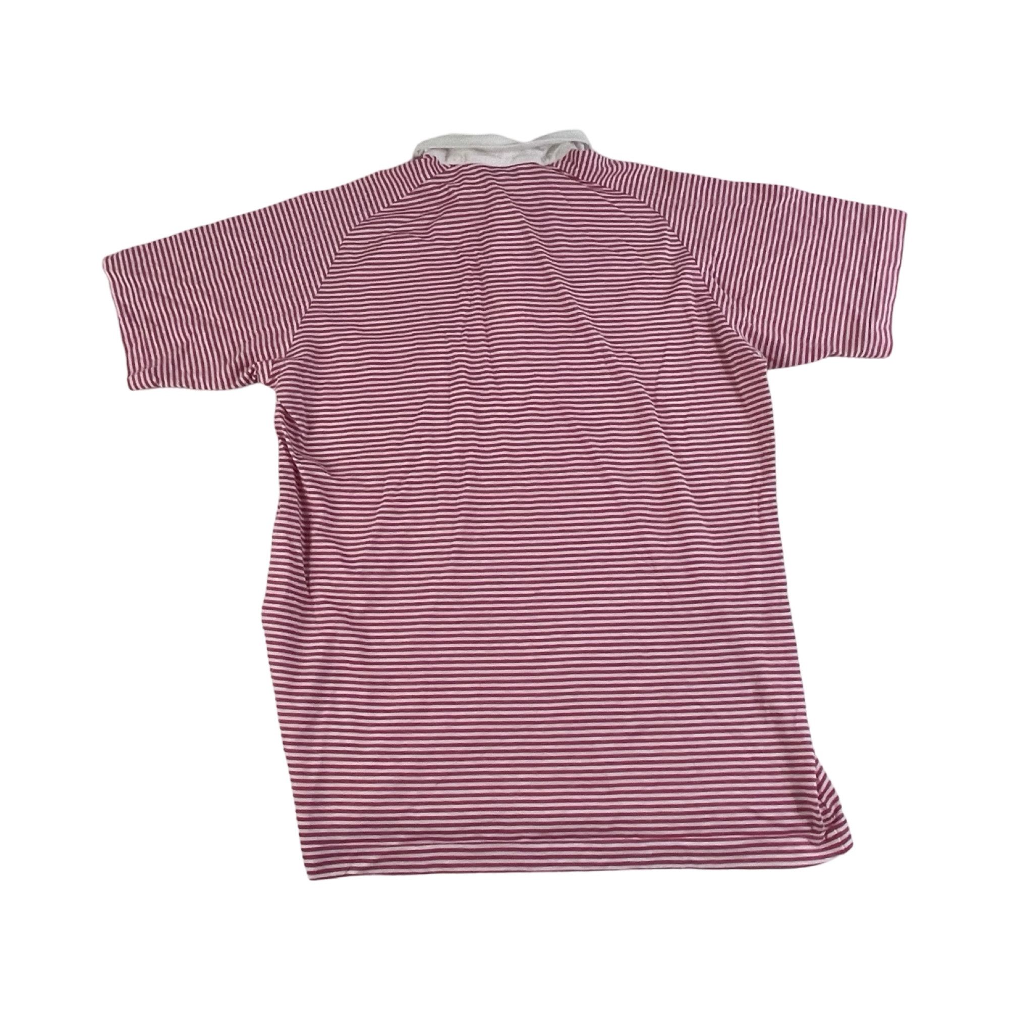 Christian Dior Monsieur Vintage Christian Dior Pink & White Striped Polo Mens Large Size US L / EU 52-54 / 3 - 4 Thumbnail