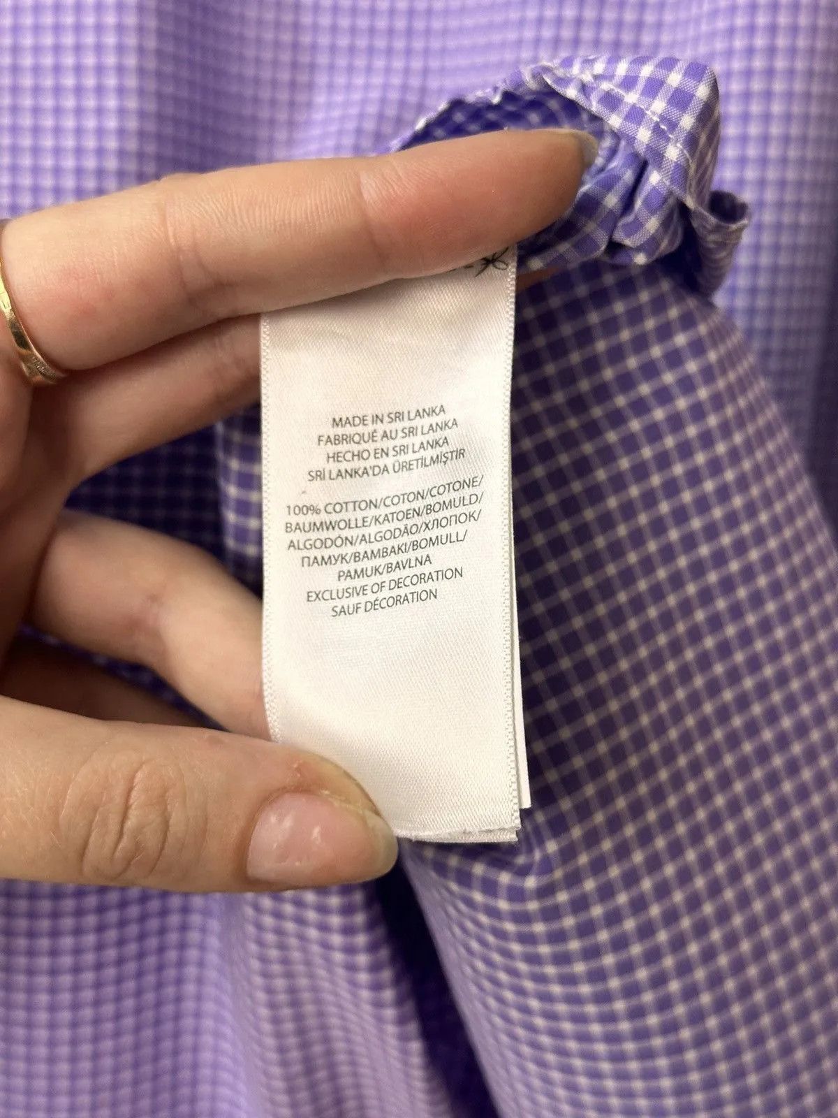 Polo Ralph Lauren Shirt Purple Label Polo Ralph Lauren Distressed Double RRL Size US L / EU 52-54 / 3 - 17 Thumbnail