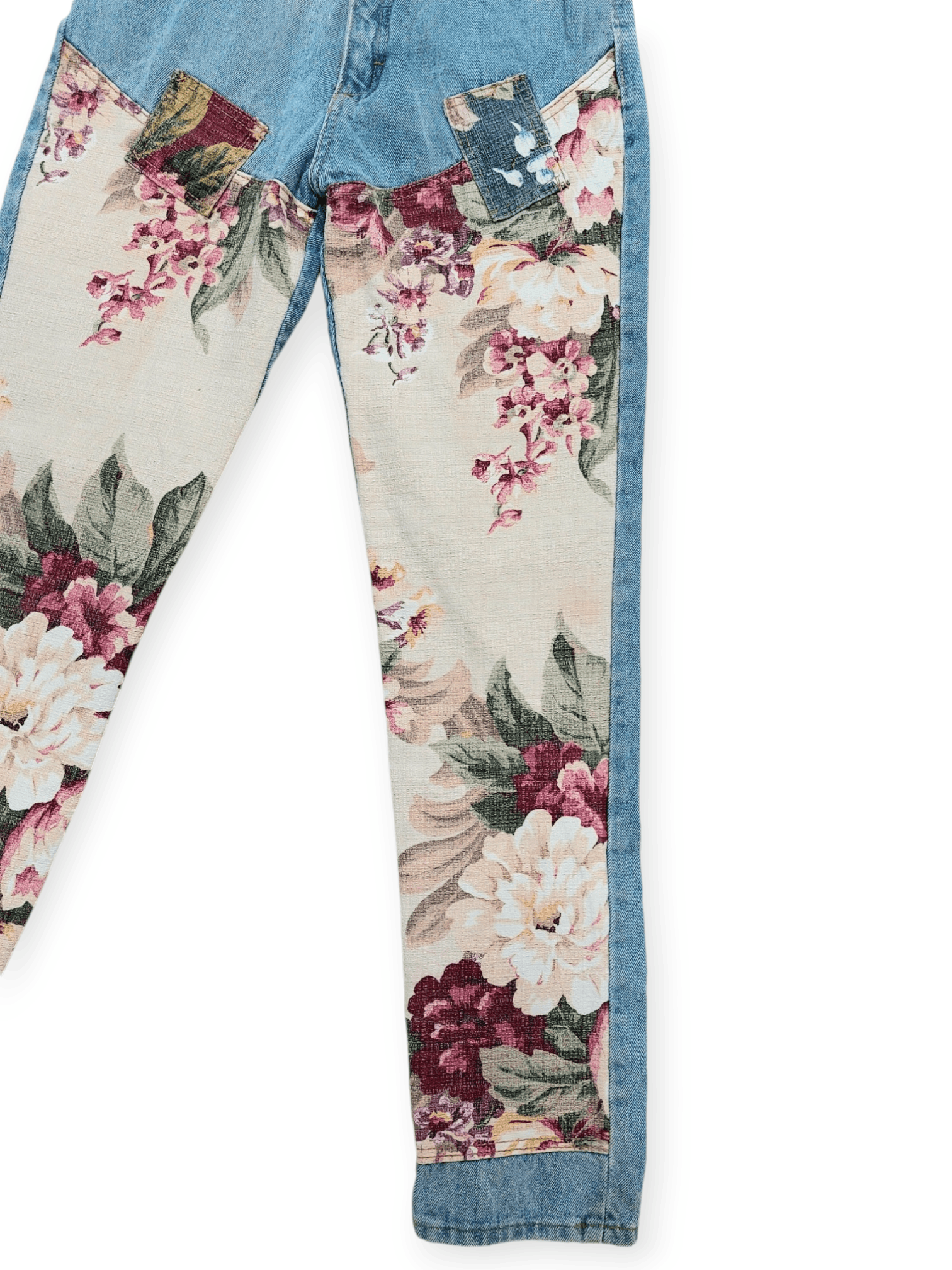 L.E.I. L.E.I Beauty Flower Painted Jeans Size 25" / US 0 / IT 36 - 10 Thumbnail