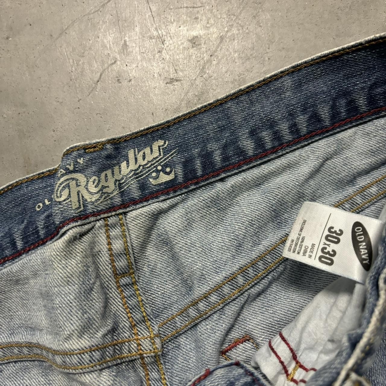 Japanese Brand × Vintage Crazy Vintage Y2K/2000s Grunge Faded Medium Wash Essential Denim Jeans! Size US 30 / EU 46 - 7 Thumbnail