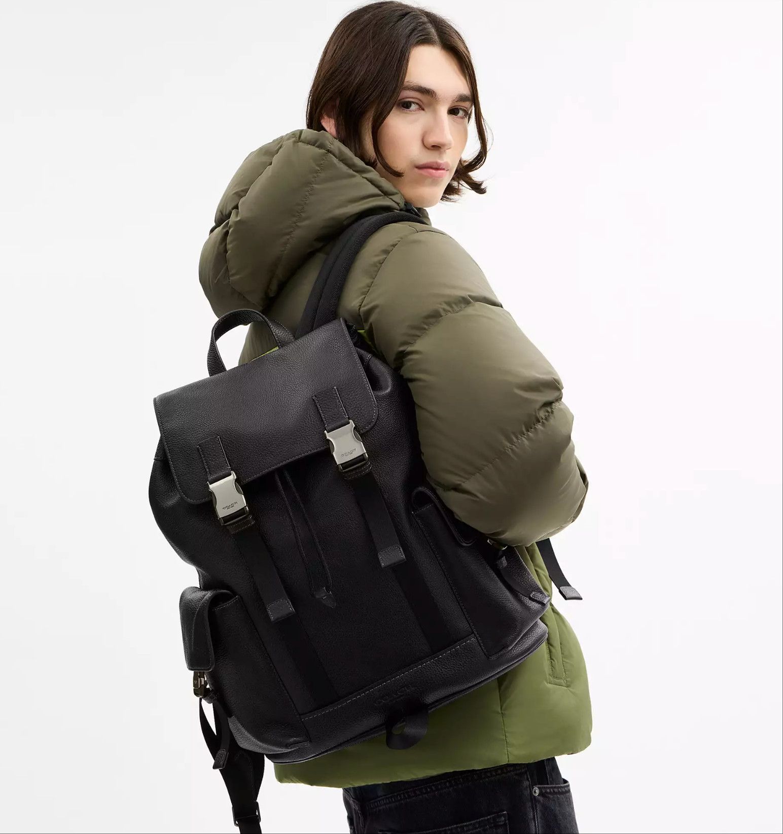 Coach MEN'S Clark Backpack CCF89 Size ONE SIZE - 5 Thumbnail