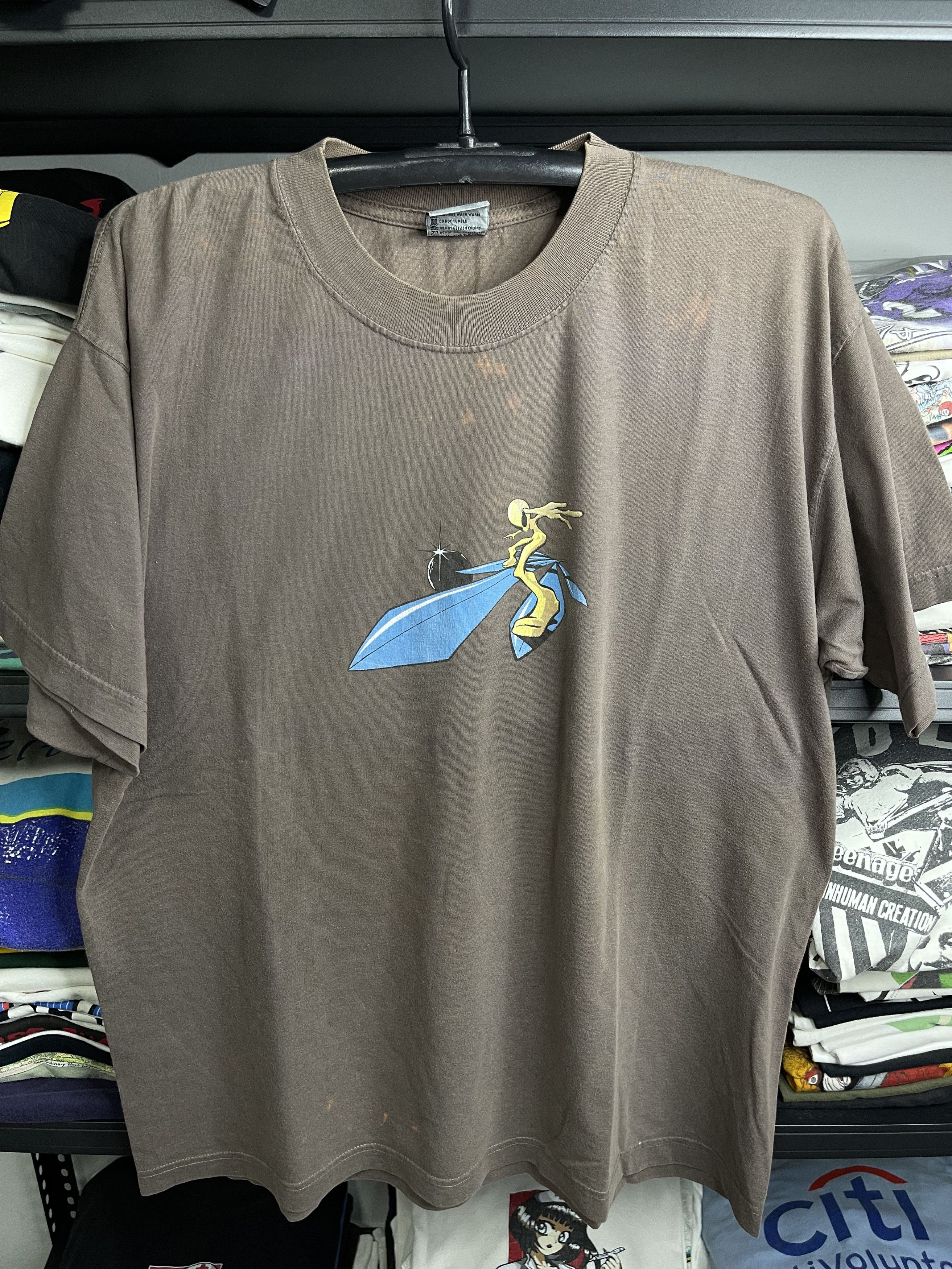 Rare Alien NP Skate Style weed t shirt